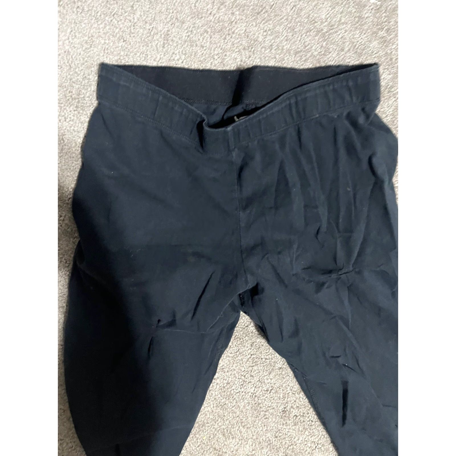 Nike VINTAGE NIKE Club Futura Crop Legging Pants Women's Small Black AR3567 010 Size 28" / US 6 / IT 42 - 2 Thumbnail