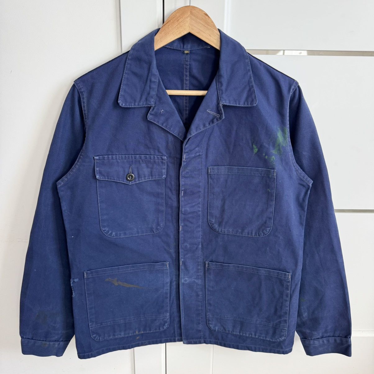 Le Laboureur Vintage stained painter works french very worn jacket Size US S / EU 44-46 / 1 - 1 Thumbnail