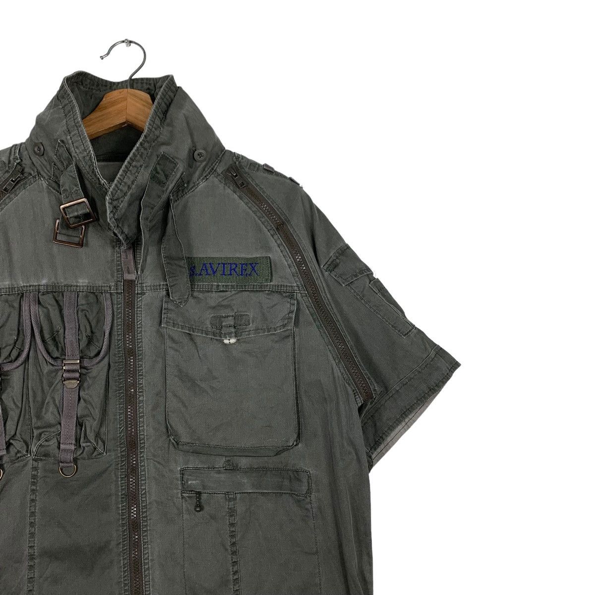 Avirex AVIREX Surplus Bondage Short Sleeve Jacket #0154-C8 Size US XL / EU 56 / 4 - 6 Thumbnail