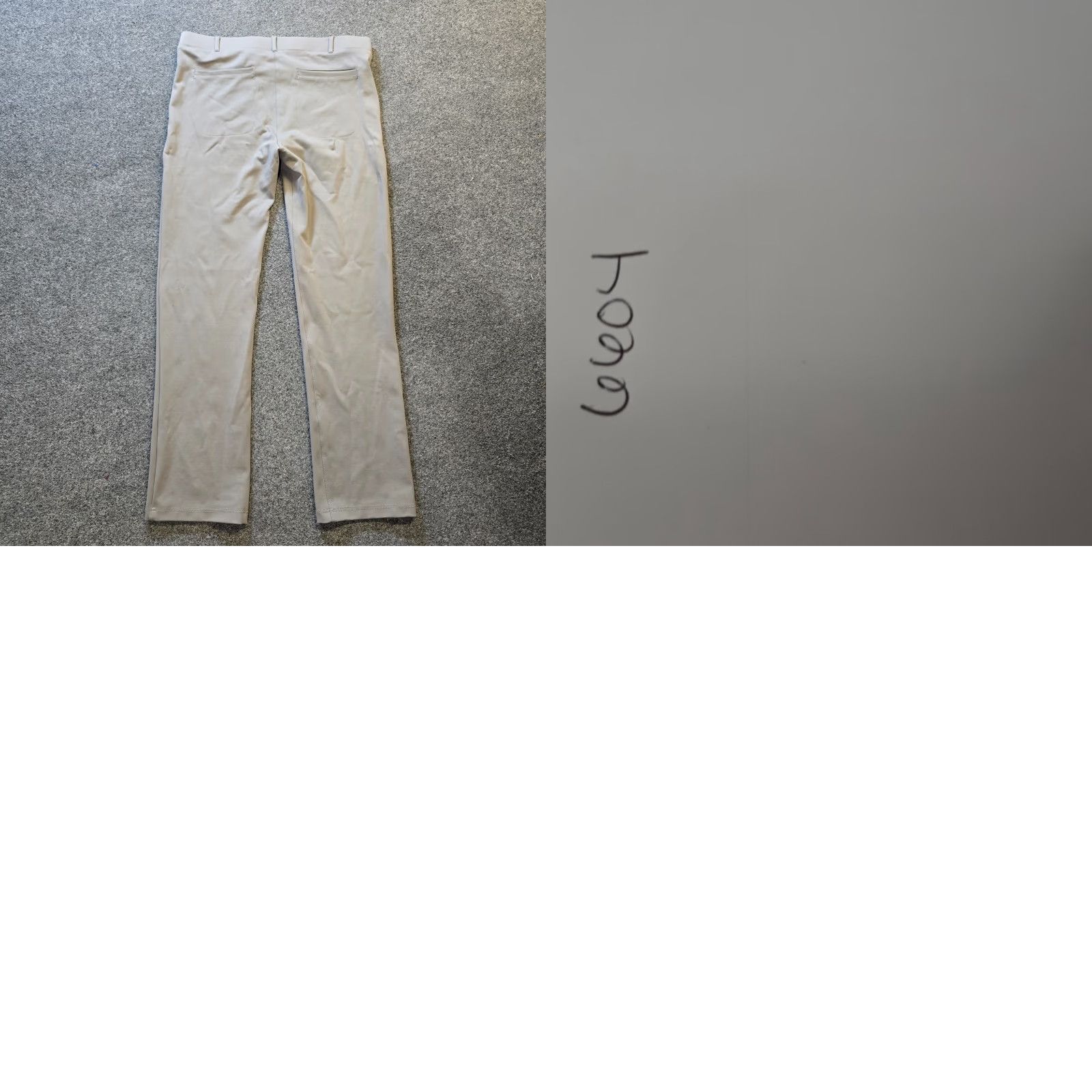 Vintage Betabrand Pants Womens XL Gray Stretchy Straight Leg Career Casual Capsule Shirt? Size 24" / US 00 / IT 34 - 8 Thumbnail