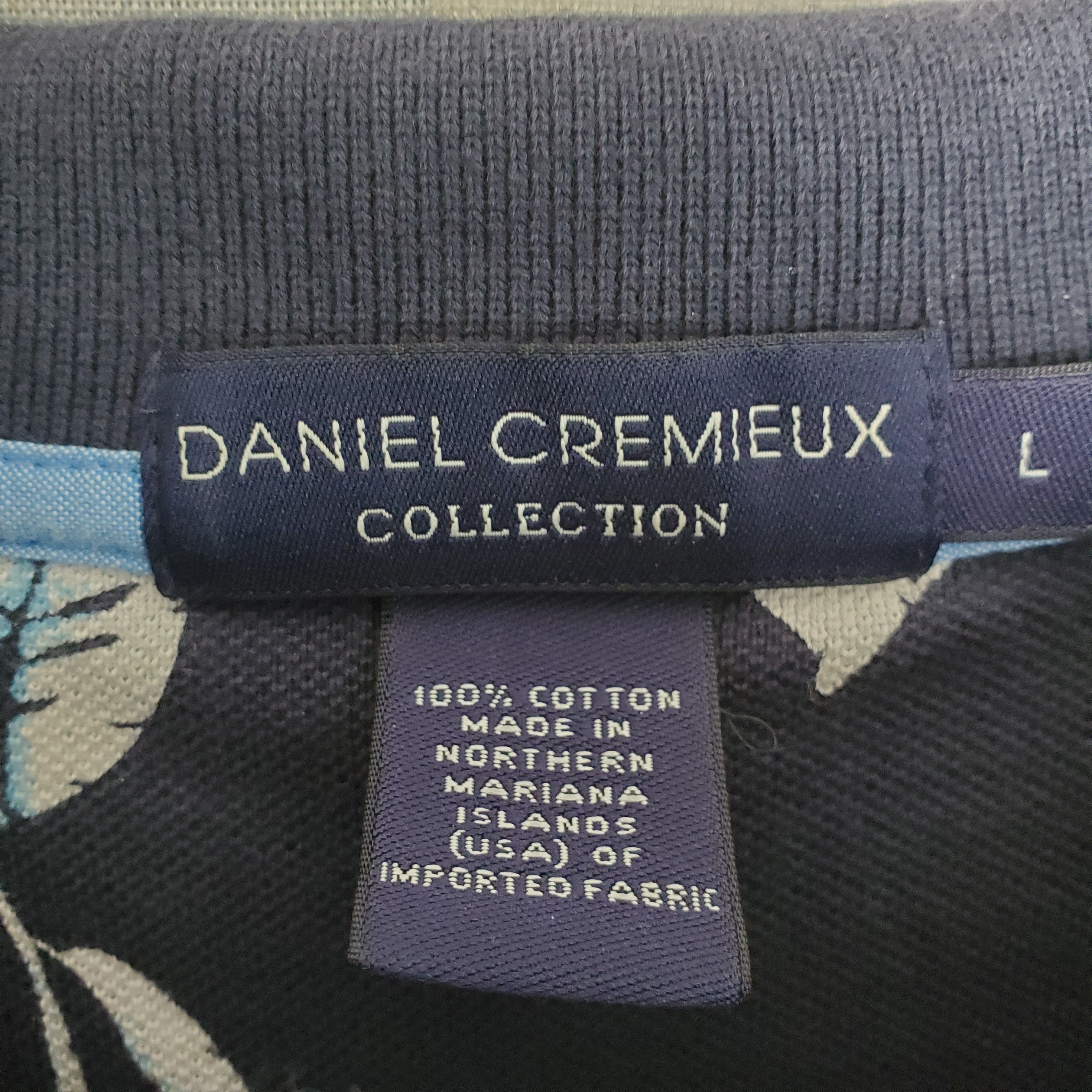 Daniel Cremieux Daniel Cremieux Collection Navy And White Floral Polo SZ:L Size US L / EU 52-54 / 3 - 3 Thumbnail
