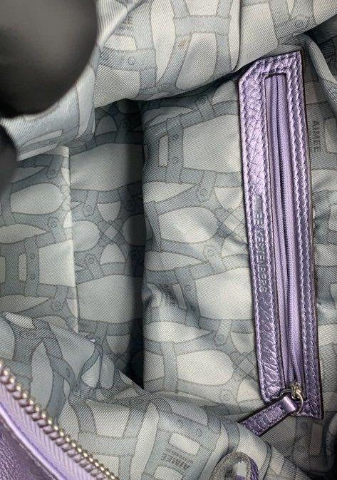Other Aimee Kestenberg "SORRY I'M LATE" Lilac Metallic Satchel Size ONE SIZE - 3 Thumbnail