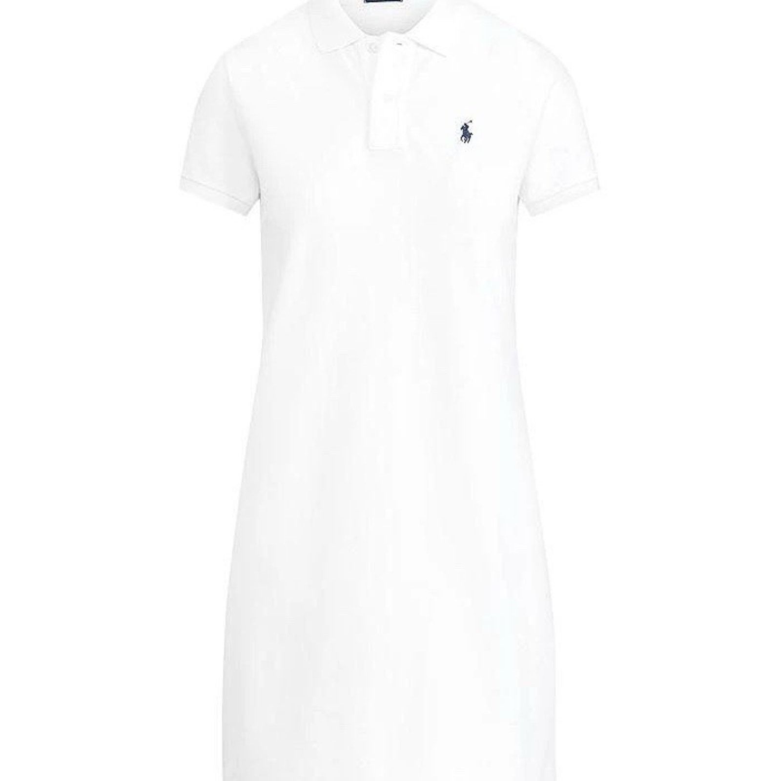 Ralph Lauren NWT Polo Ralph Lauren Womens Polo Shirt Dress White Large Size L / US 10 / IT 46 - 2 Thumbnail