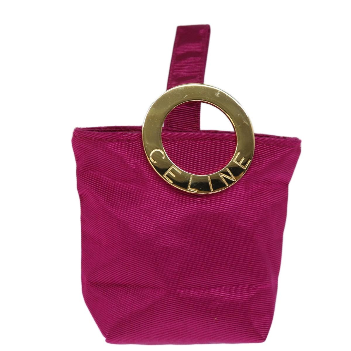 Celine Celine Circle Logo Pouch Nylon Size ONE SIZE - 1 Thumbnail
