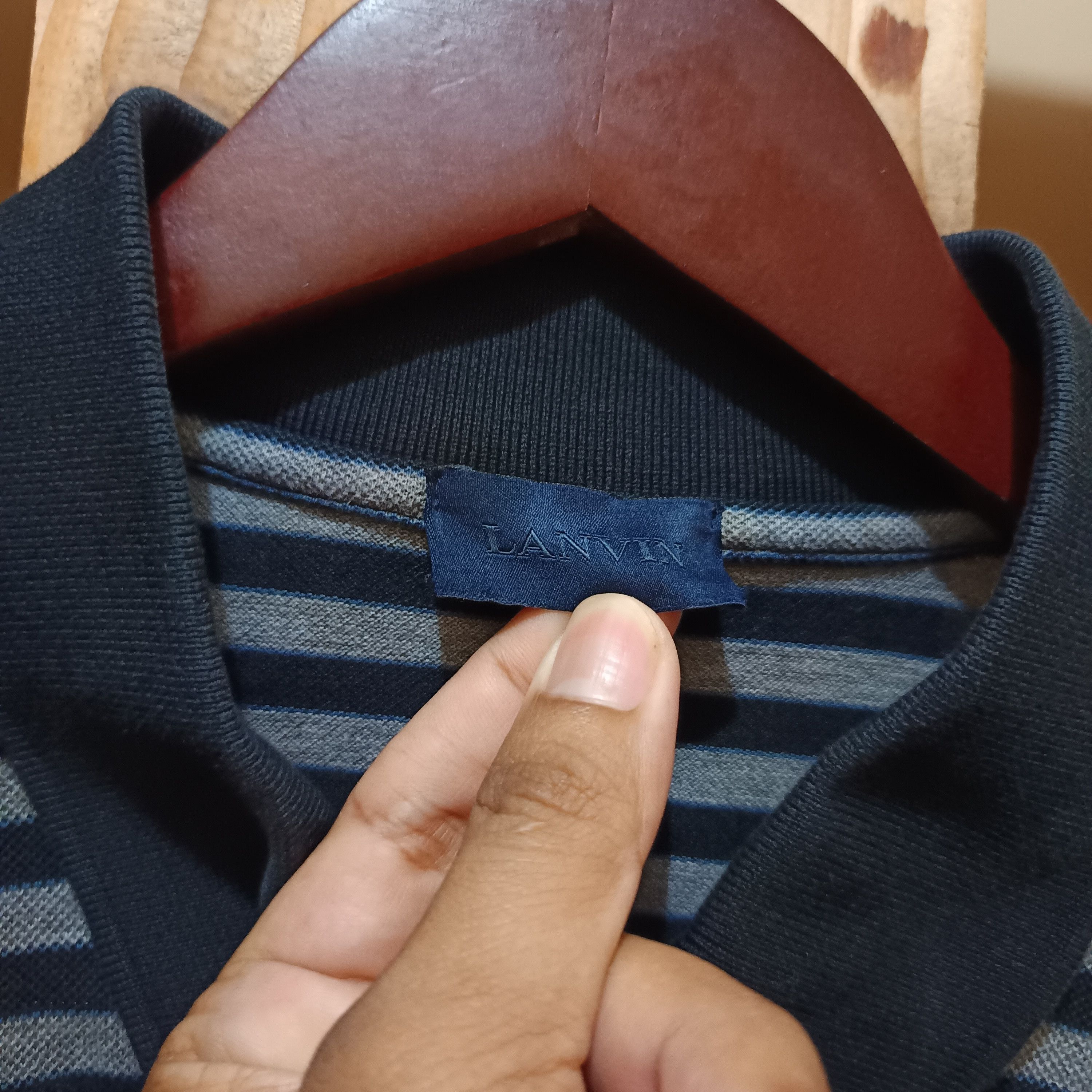 Lanvin × Vintage VINTAGE LANVIN PARIS POLO SHIRTS Size US XL / EU 56 / 4 - 2 Thumbnail