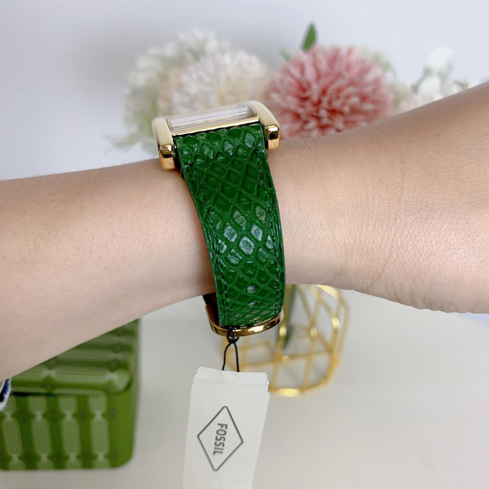 Fossil FOSSIL ES5267 Harwell Three-Hand Green LiteHide Leather Size ONE SIZE - 2 Thumbnail