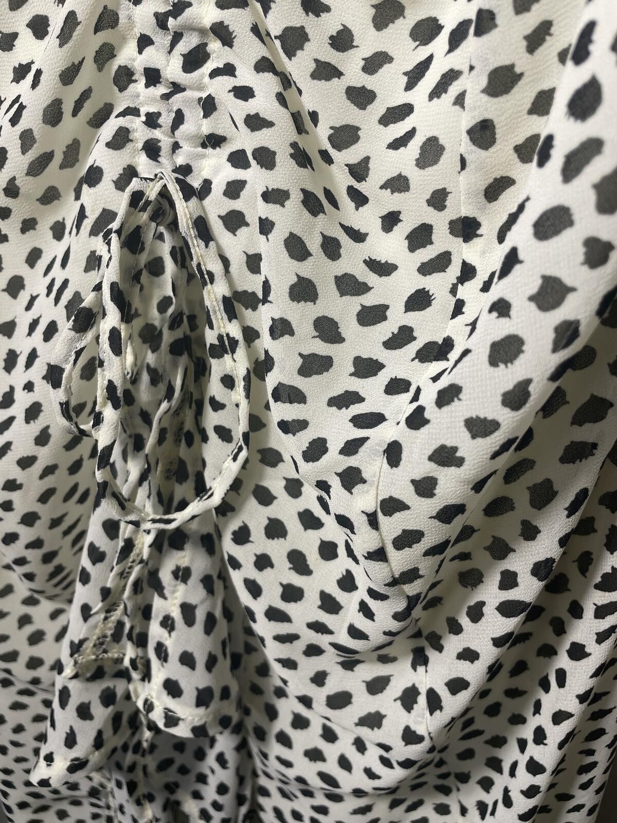 Other She + Sky Midi Dress Women's Size Large Black White Leopard Size L / US 10 / IT 46 - 2 Thumbnail