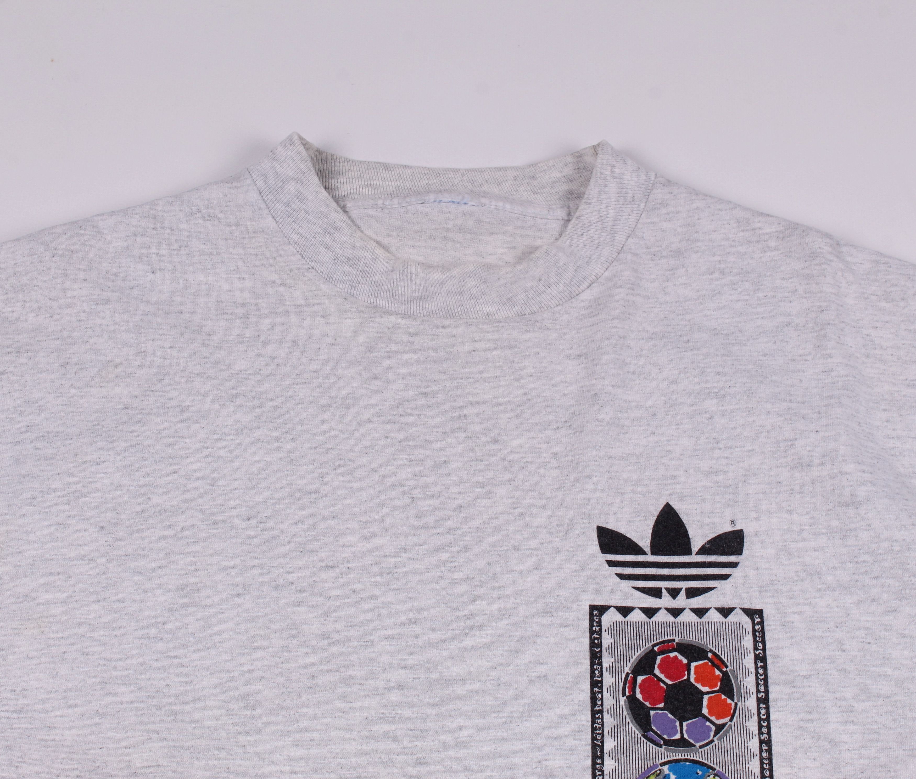 Adidas Vintage 80's Adidas Printed T-shirt Size US M / EU 48-50 / 2 - 3 Thumbnail