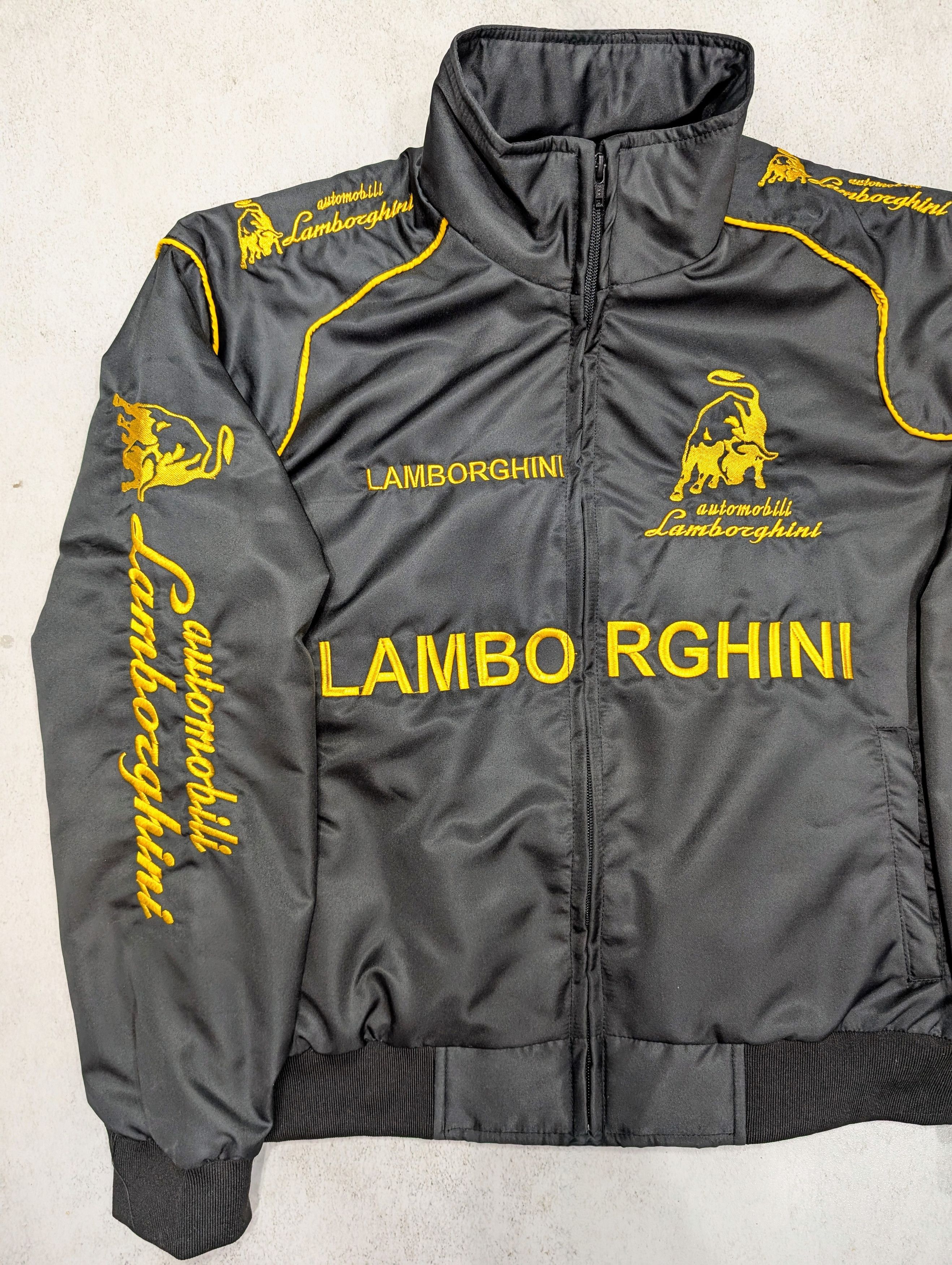 Vintage 🔥💥 LAMBORGHINI 💀💸 Unisex Racing Jacket Y2K Retro Coats Size US M / EU 48-50 / 2 - 2 Thumbnail