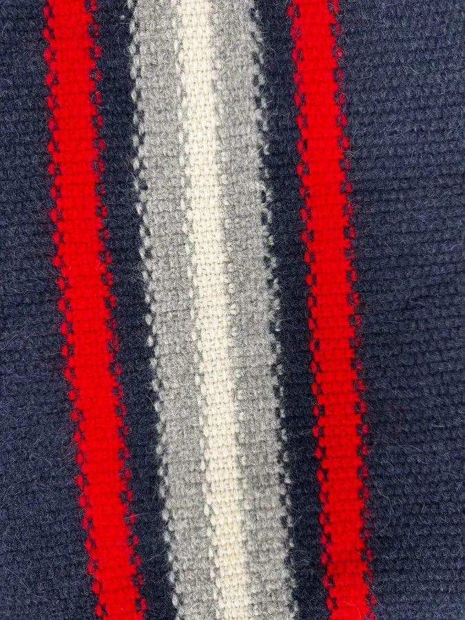 Prada AW2014 Prada Navy Striped Mérinos Wool Sweater Size US M / EU 48-50 / 2 - 7 Thumbnail