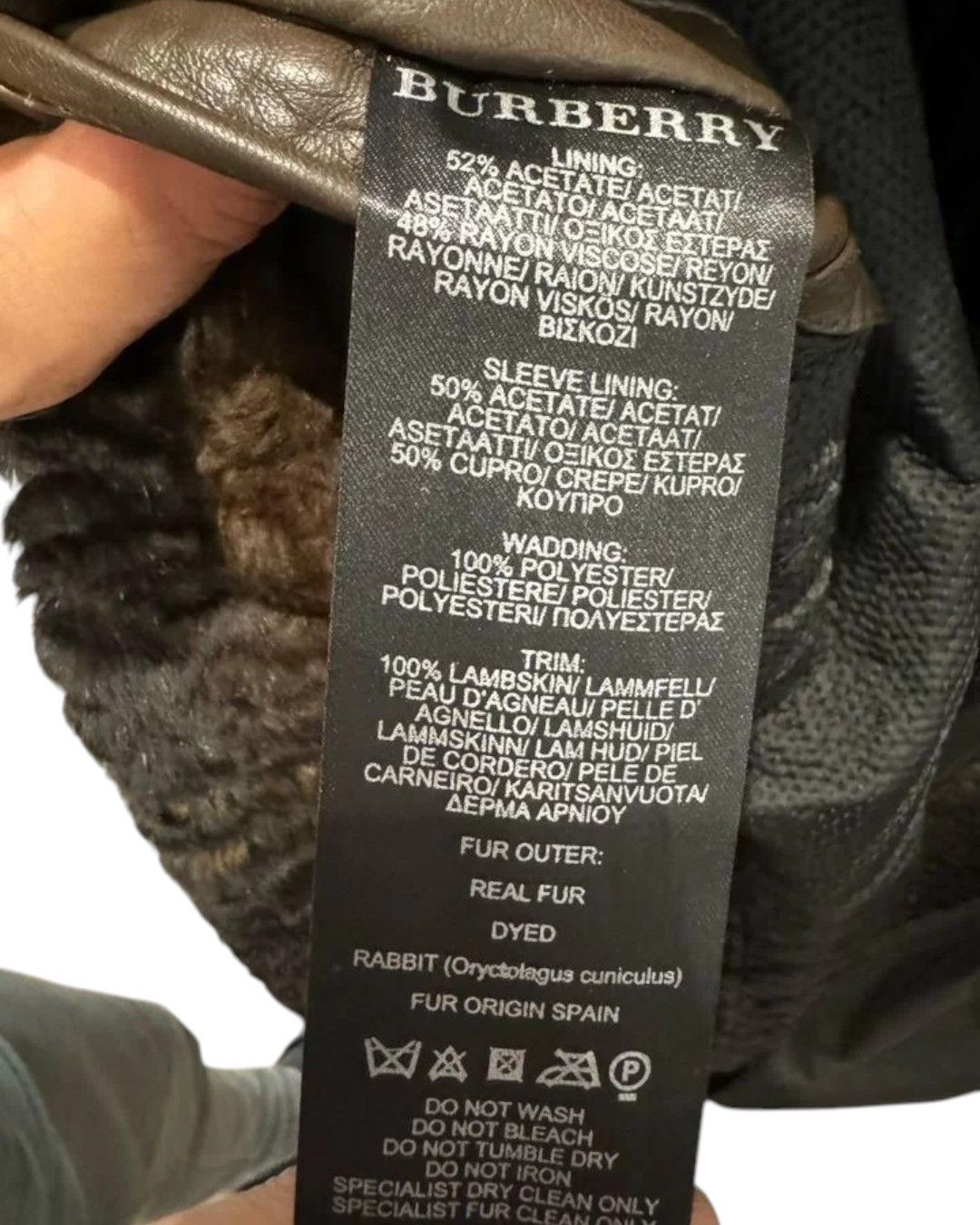 Burberry Prorsum F/W 2011 RUNWAY REX RABBIT FUR COAT Size US M / EU 48-50 / 2 - 10 Thumbnail