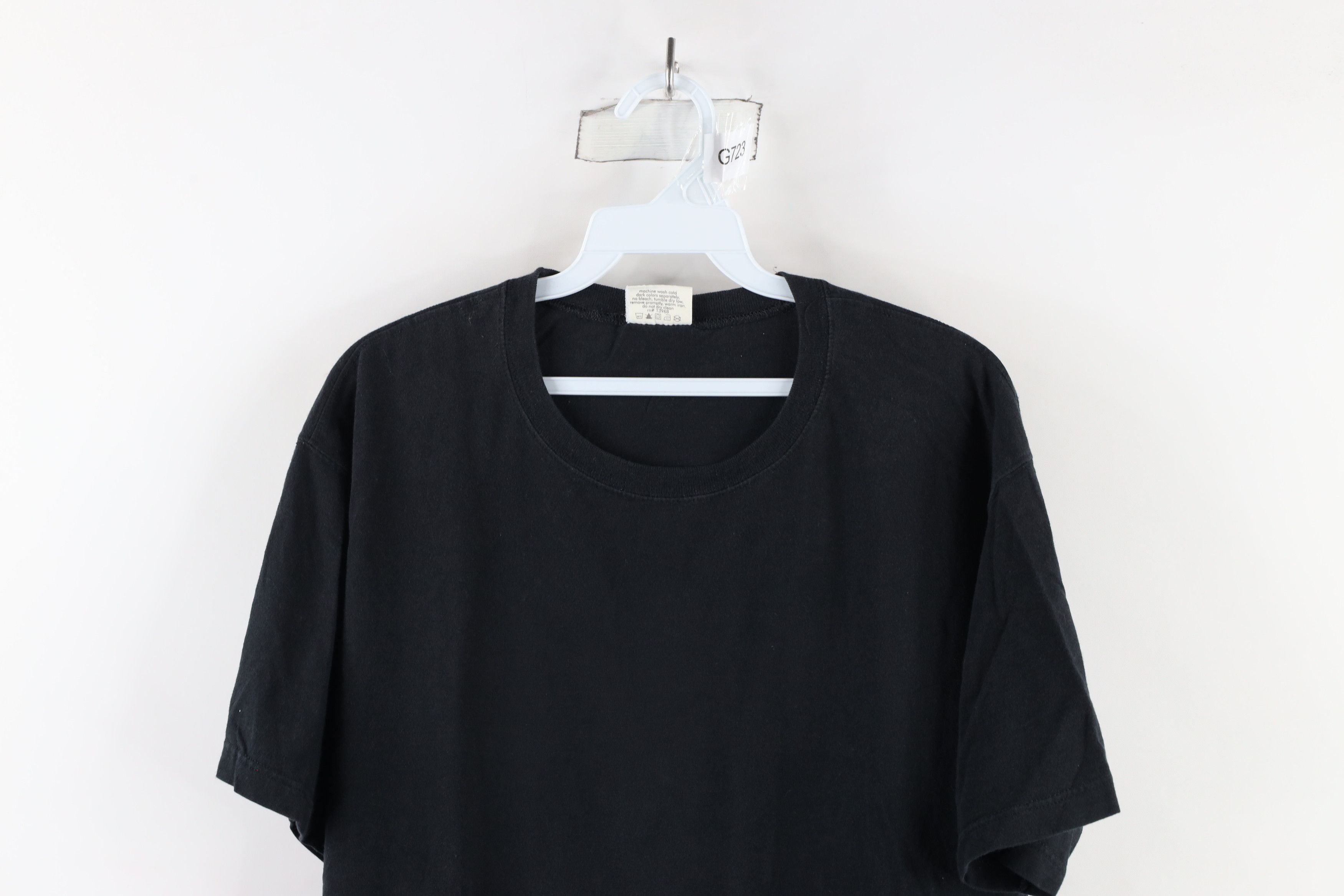 Calvin Klein × Vintage Vintage 90s Calvin Klein Short Sleeve T-Shirt Black Cotton Size US L / EU 52-54 / 3 - 2 Thumbnail