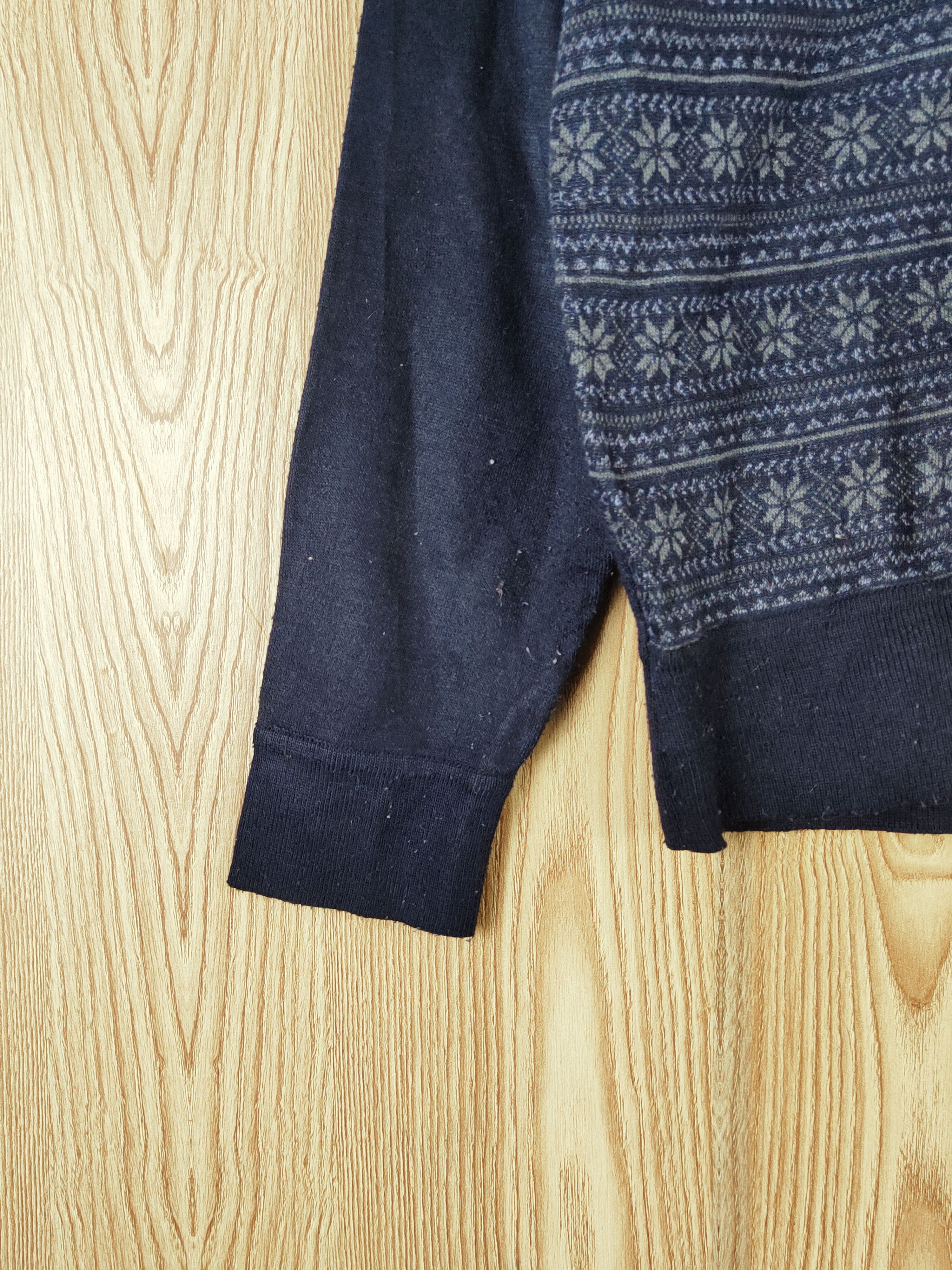 Japanese Brand × Vintage Vintage 💥 George Cross Navy Knitwear Cardigan Size US M / EU 48-50 / 2 - 4 Thumbnail