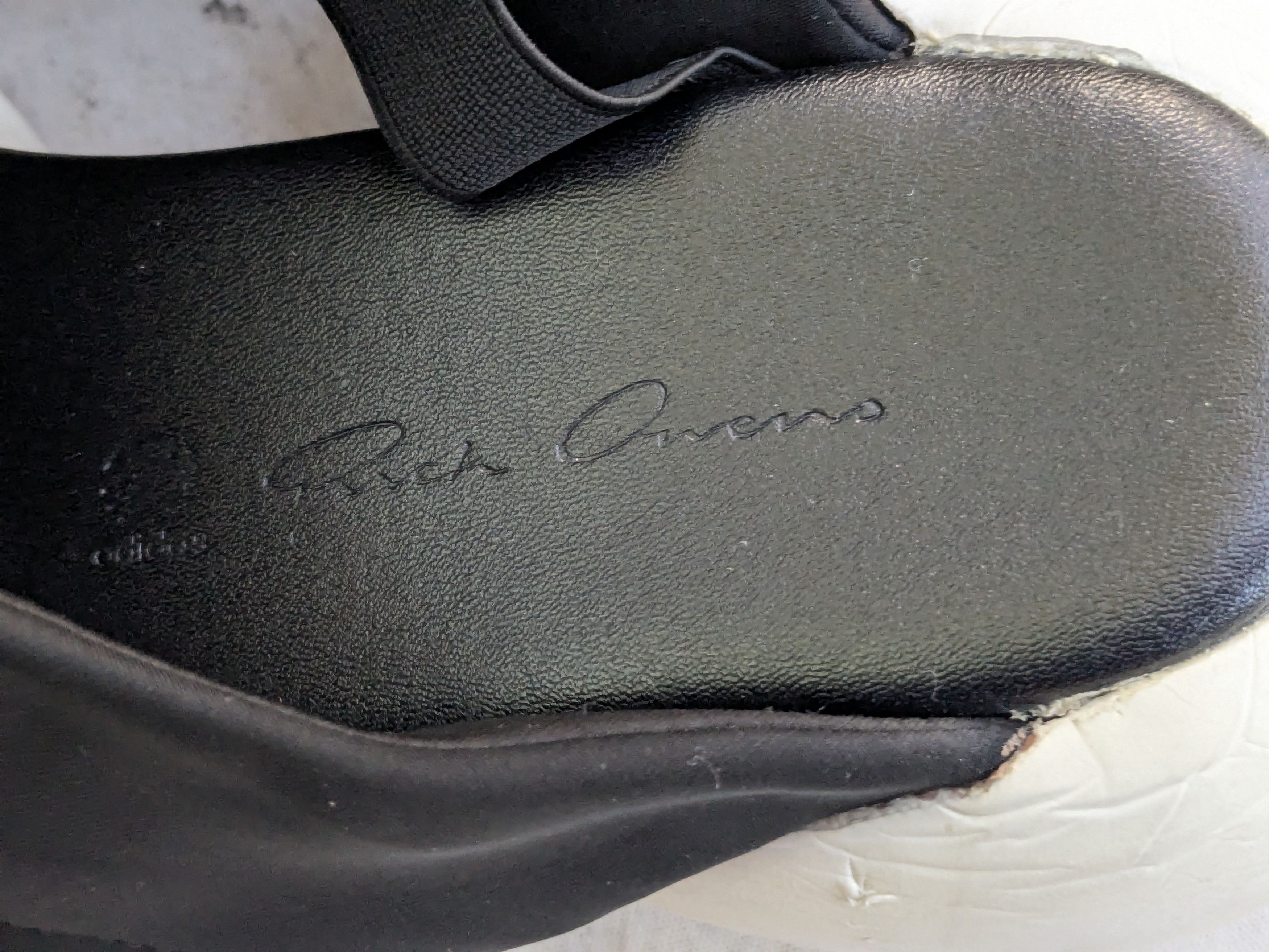 Rick Owens Rick Owen Slides 10 Black White Cargo Sandals Size US 10 / EU 43 - 8 Thumbnail