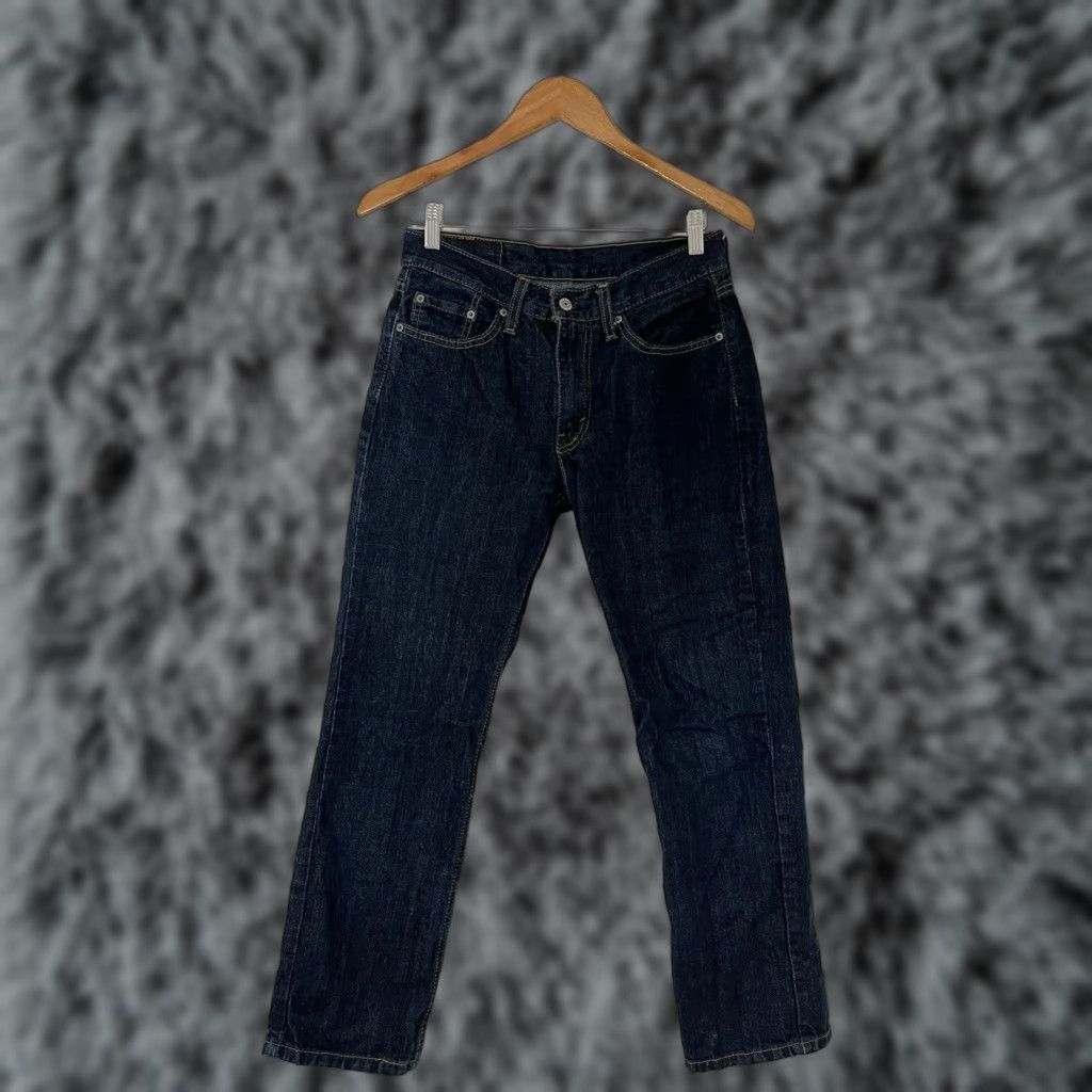 Levi's Levi’s 514 Jeans Men Slim Straight Dark Wash Sz 30 X 30 Regular Inseam 30 Blue Jeans Levi's 514 Slimming Size US 30 / EU 46 - 1 Thumbnail