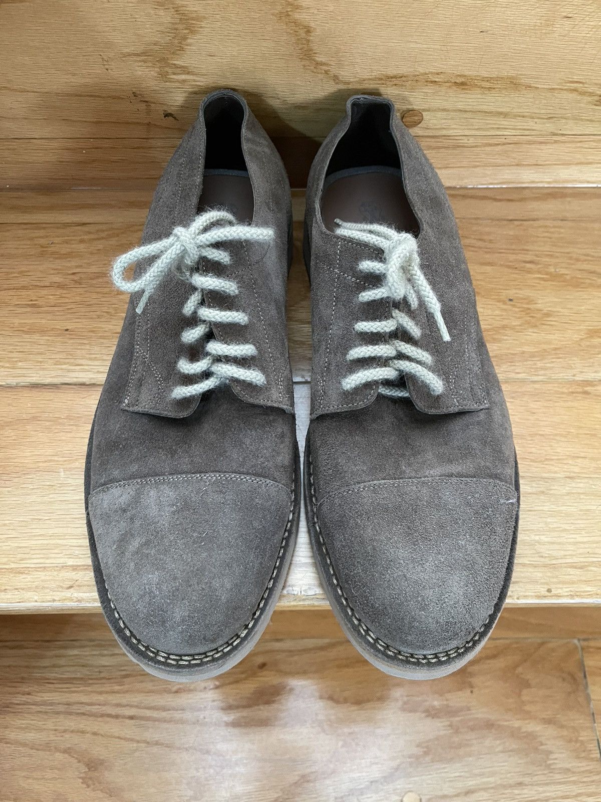 Brunello Cucinelli Brunello Cuccinelli Green Suede Shoes Size US 10 / EU 43 - 5 Thumbnail
