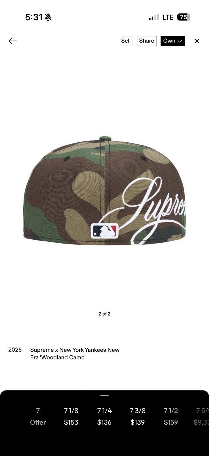 New York Yankees × Supreme Supreme yankees size 7 1/4 | Grailed