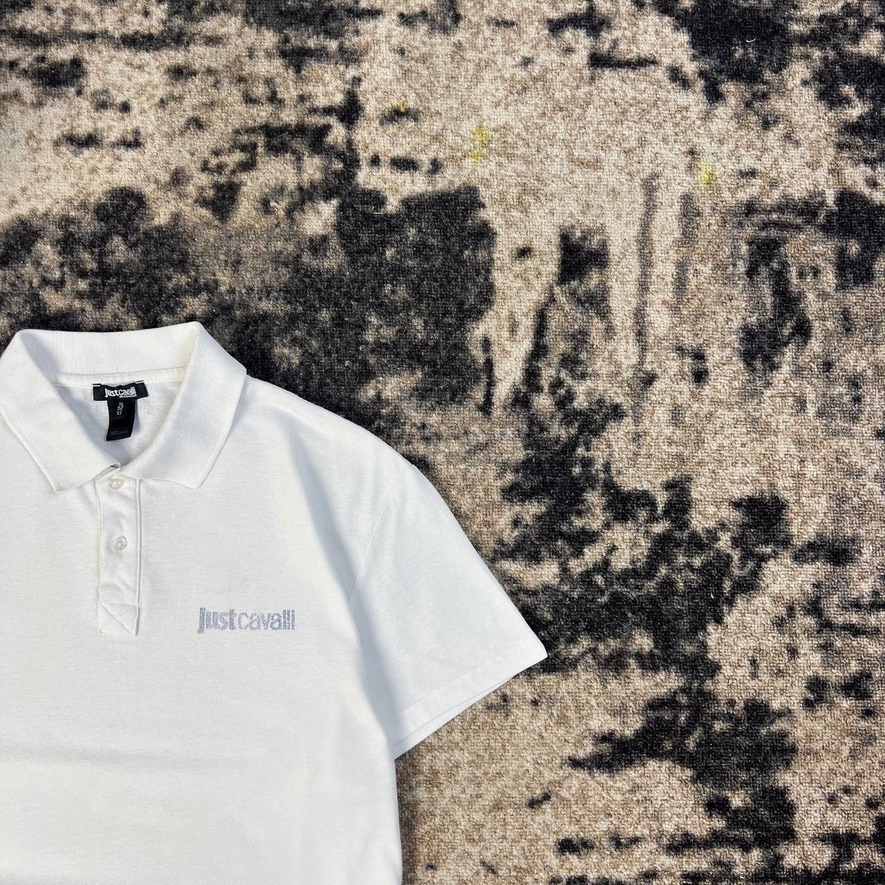 Just Cavalli Just Cavalli Mini Logo Luxury Polo T-Shirt Size US XL / EU 56 / 4 - 2 Thumbnail