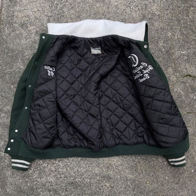 Other Vintage 1998 CARLISLE BAND BUTWIN Zip Hood Varsity Jacket Size US L / EU 52-54 / 3 - 6 Thumbnail