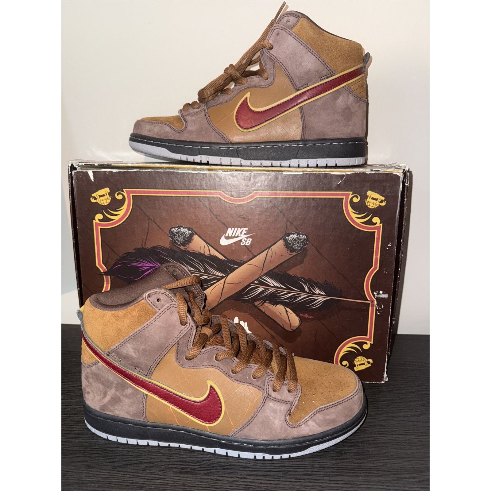 Nike -2011 Nike Sb Dunk Low X SPoT “Cigar City” Size 9.5 Size US 9.5 / EU 42-43 - 1 Thumbnail