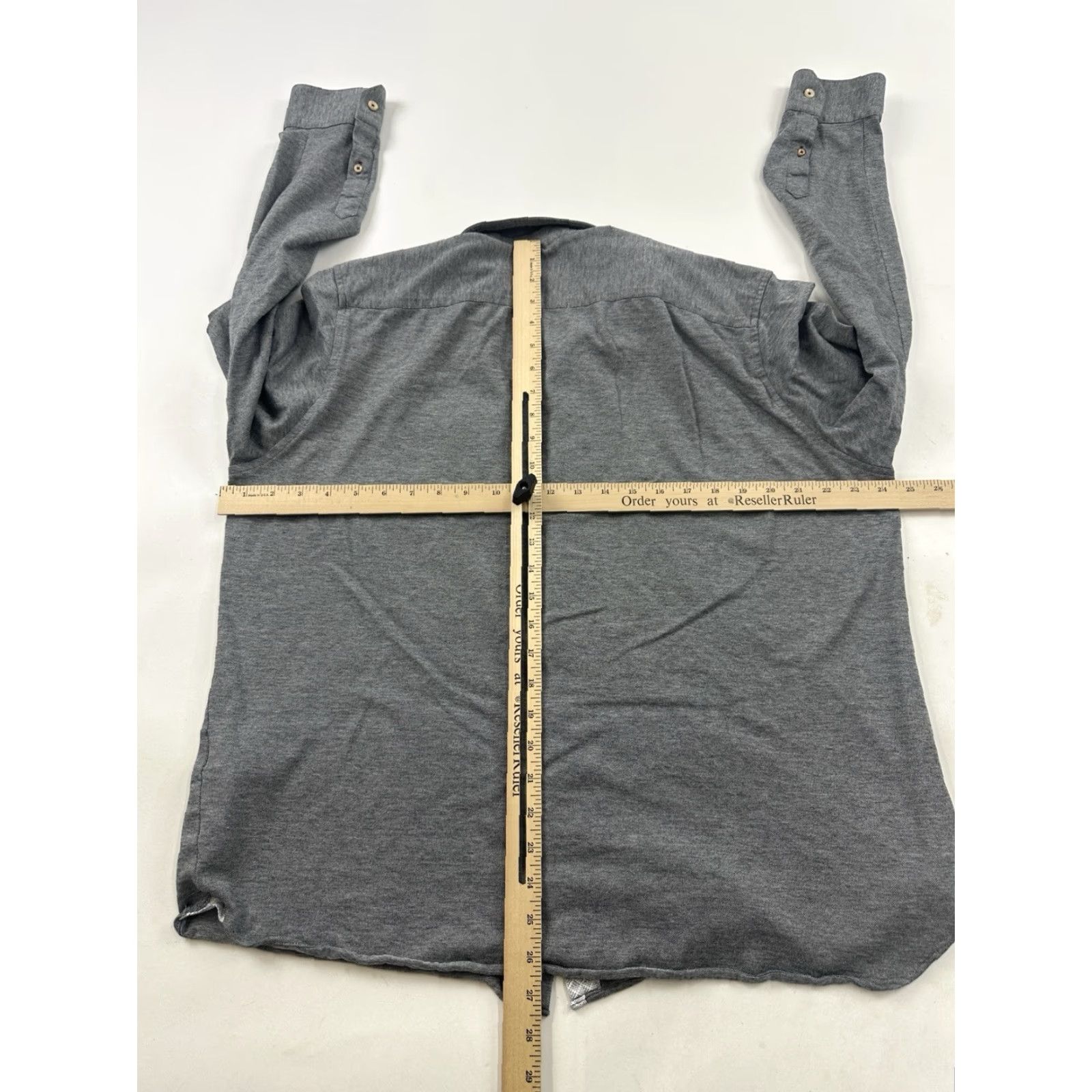Ted Baker Ted Baker Shirt Mens 7 2XL Gray Button Up London Long Sleeve Size US M / EU 48-50 / 2 - 5 Thumbnail