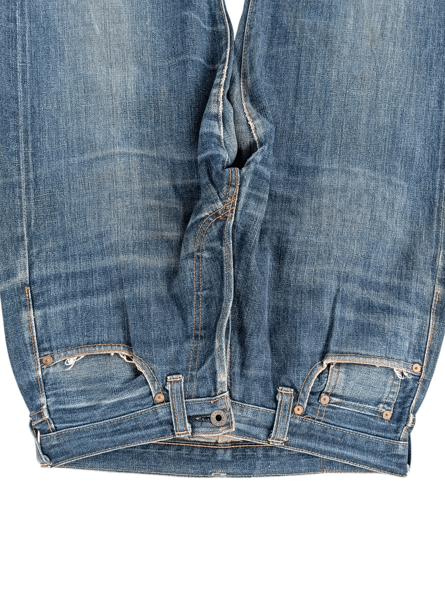 Japanese Brand Japanese Brand Batsu Denim 79 Lot J001 Selvedge Denim E199 Size US 30 / EU 46 - 13 Thumbnail