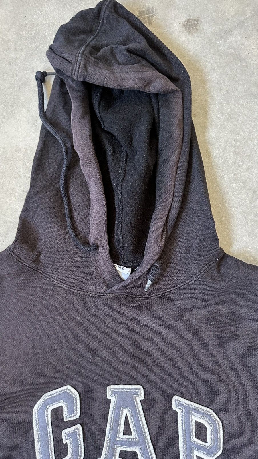 Gap VINTAGE GAP WELL FADED SPELLOUT HOODIE Size US M / EU 48-50 / 2 - 5 Thumbnail