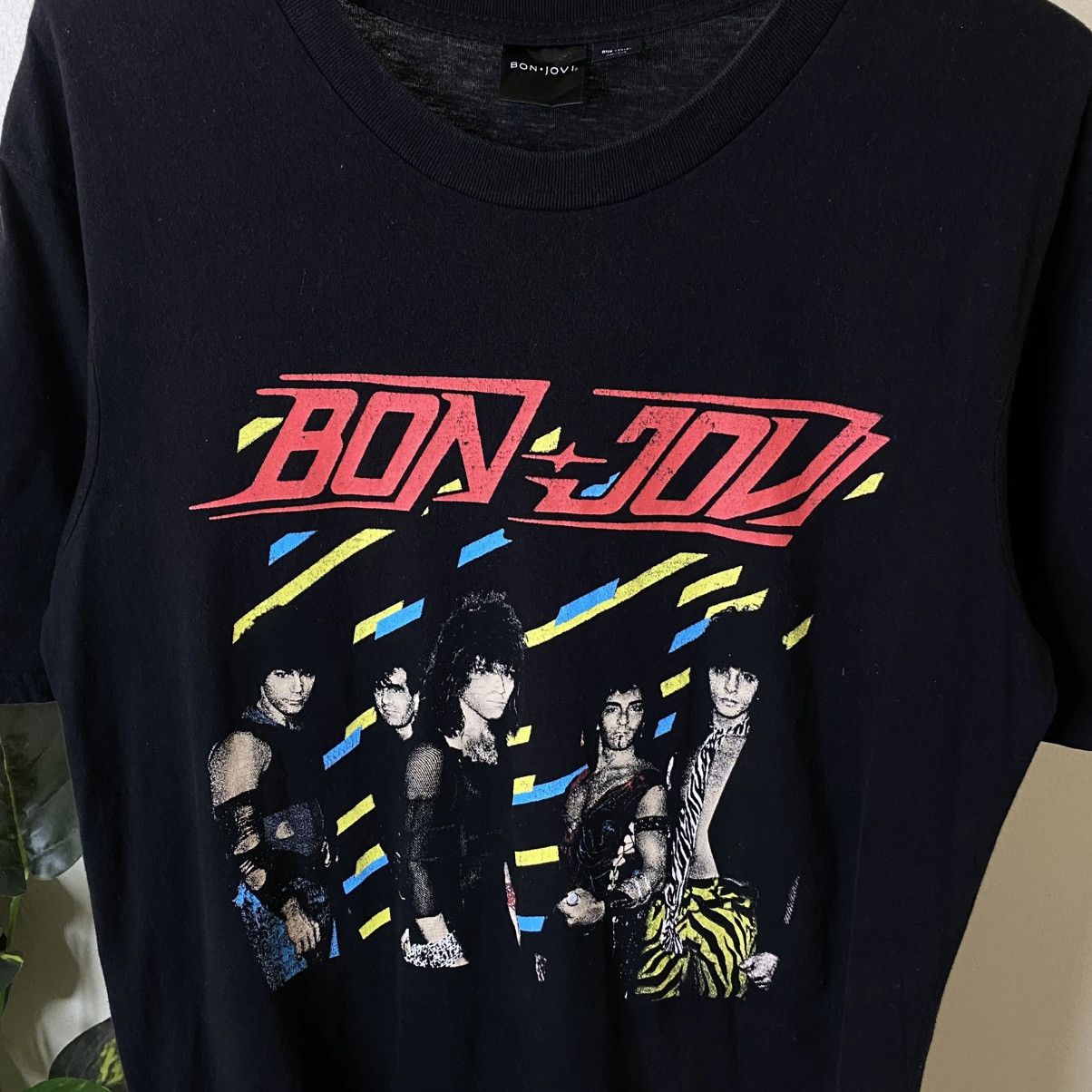 Band Tees Bon Jovi Official Reissue Band T Shirt Size US L / EU 52-54 / 3 - 2 Thumbnail