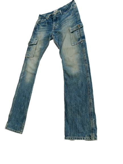 Blue Blue Japan BLUE BLUE Japan Trash Denim Side Pocket Japanese Brand Size US 28 / EU 44 - 5 Thumbnail