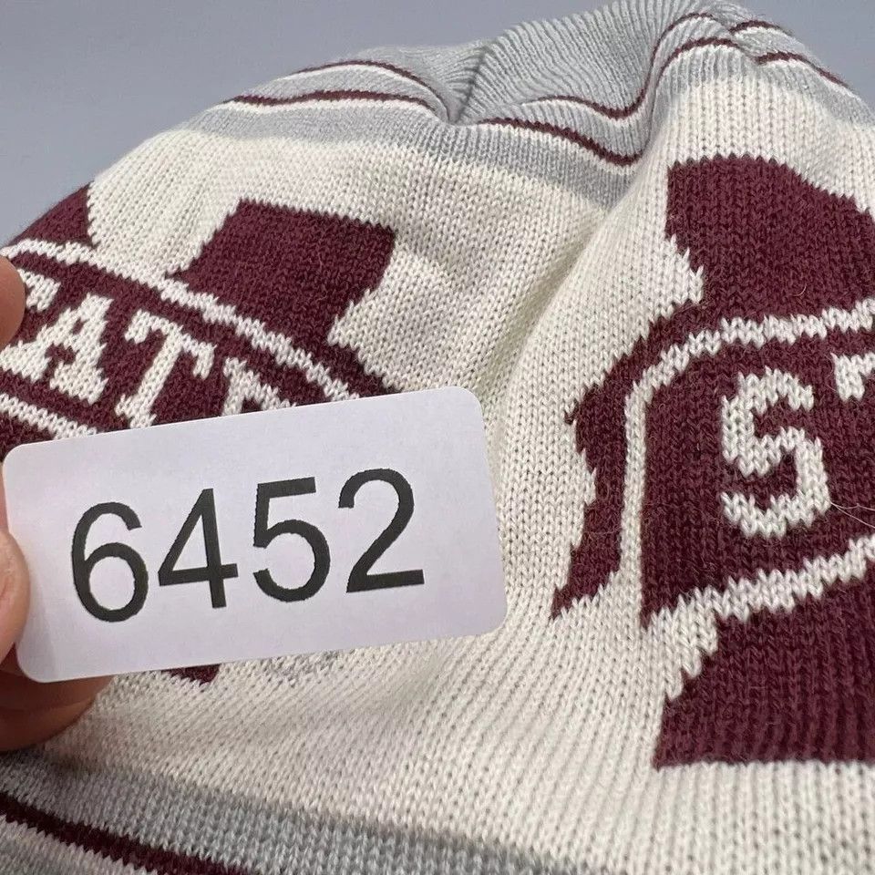 Adidas Mississippi State Bulldogs Hat Men Adidas Beanie Cap New Size ONE SIZE - 4 Thumbnail