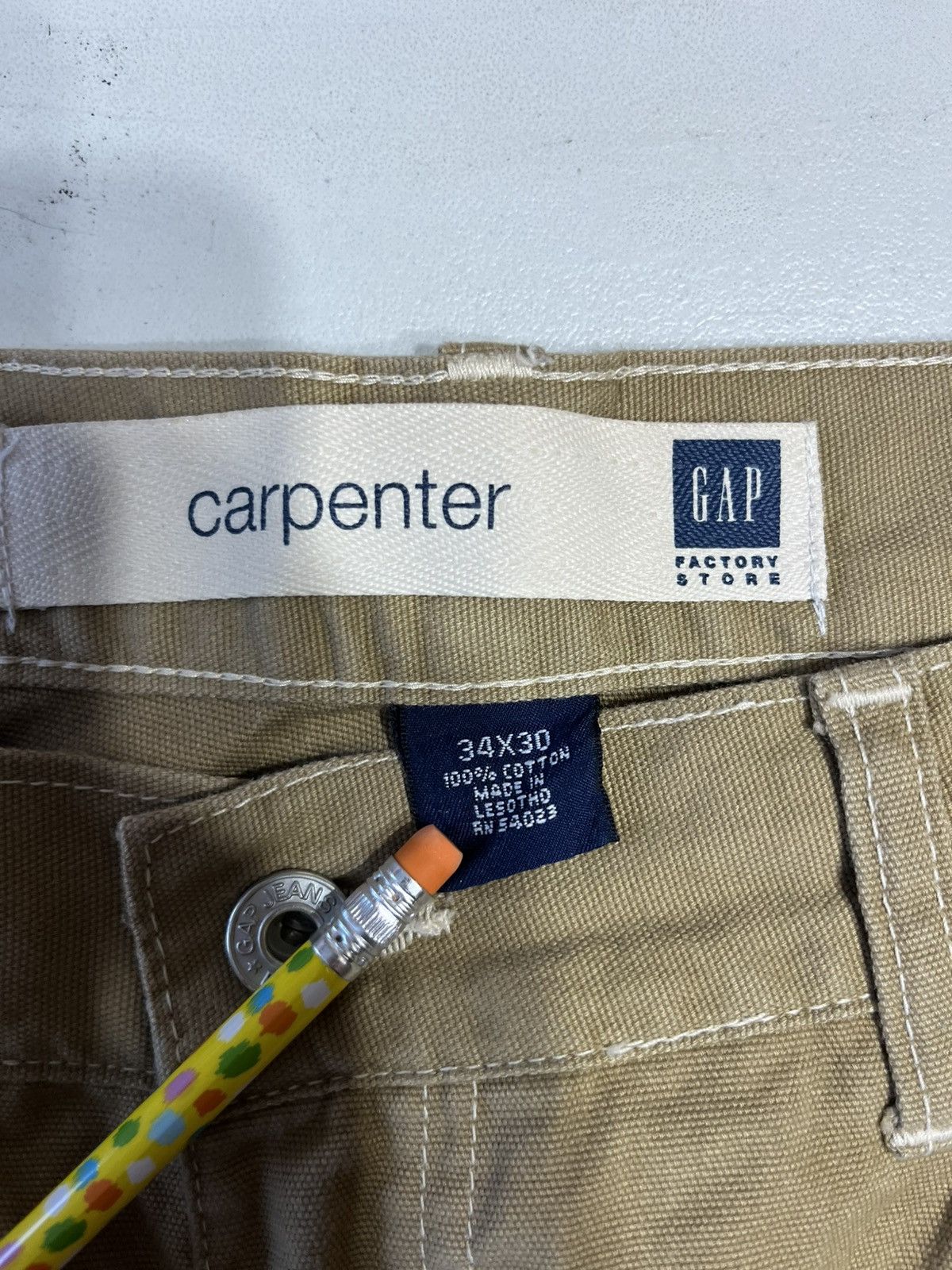 Gap × Vintage Vintage gap carpenter wide leg pants Size US 34 / EU 50 - 3 Thumbnail