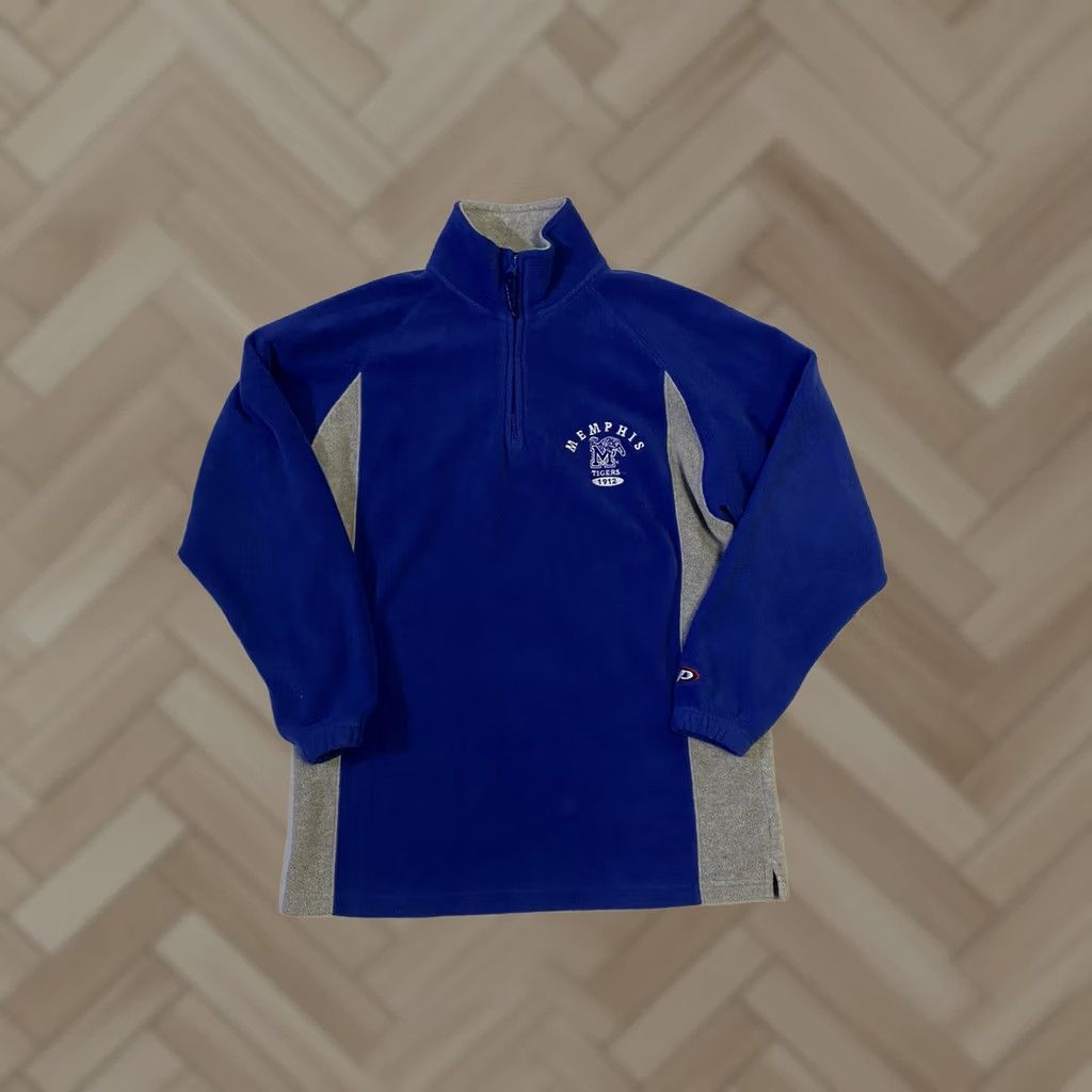 Pro Player VINTAGE Memphis State University Tigers Blue 1/4 Zip Fleece sz Medium Size US M / EU 48-50 / 2 - 1 Thumbnail