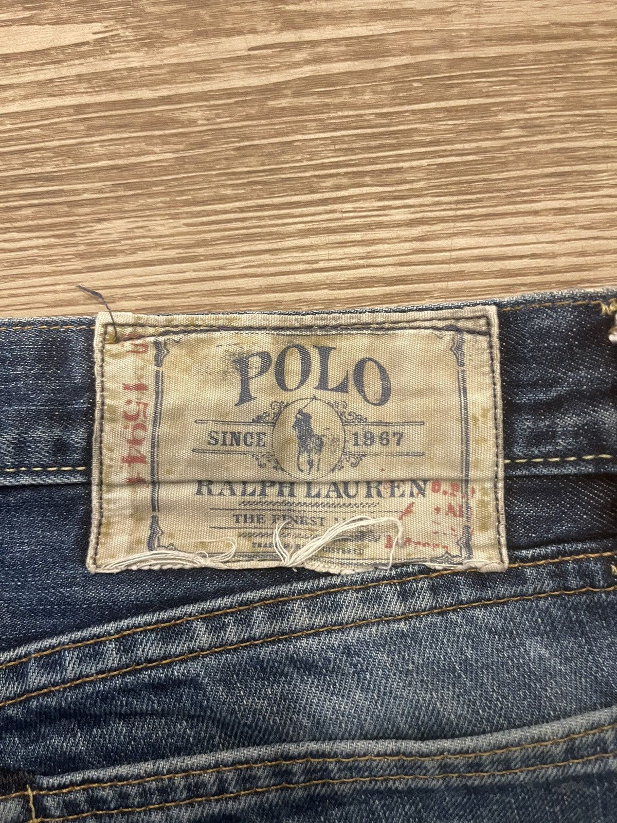 Polo Ralph Lauren × Vintage Vintage Polo Ralph Lauren blue denim pants Size US 34 / EU 50 - 3 Thumbnail