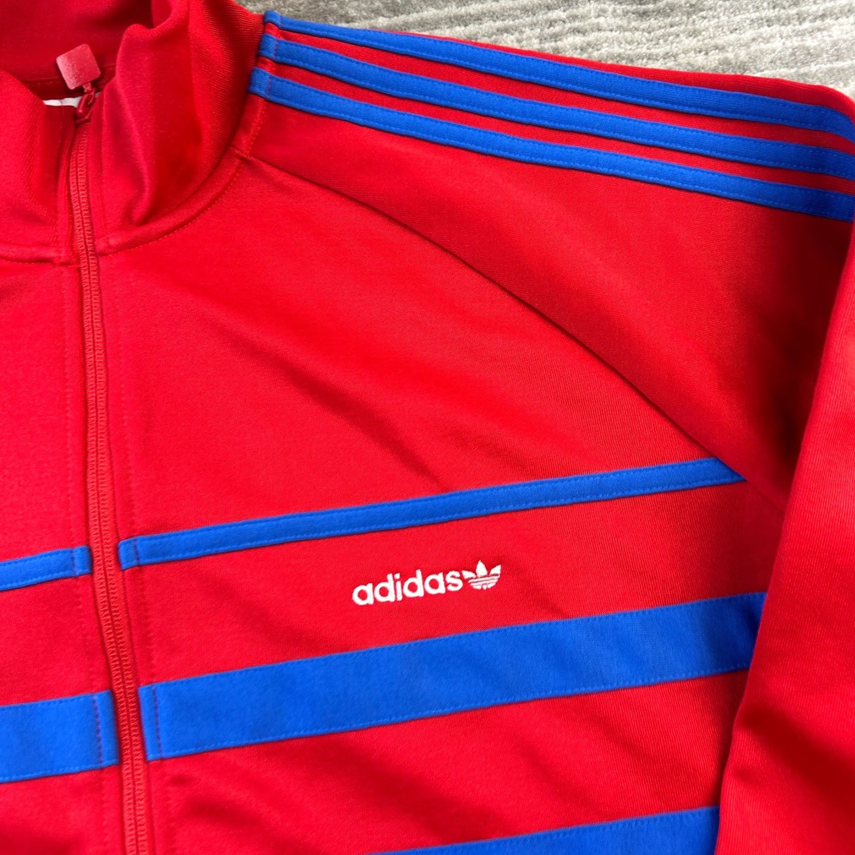 Adidas Adidas Jacket Mens Extra Large Red Originals Trefoil Firebird Track SST TT Size US XL / EU 56 / 4 - 5 Thumbnail
