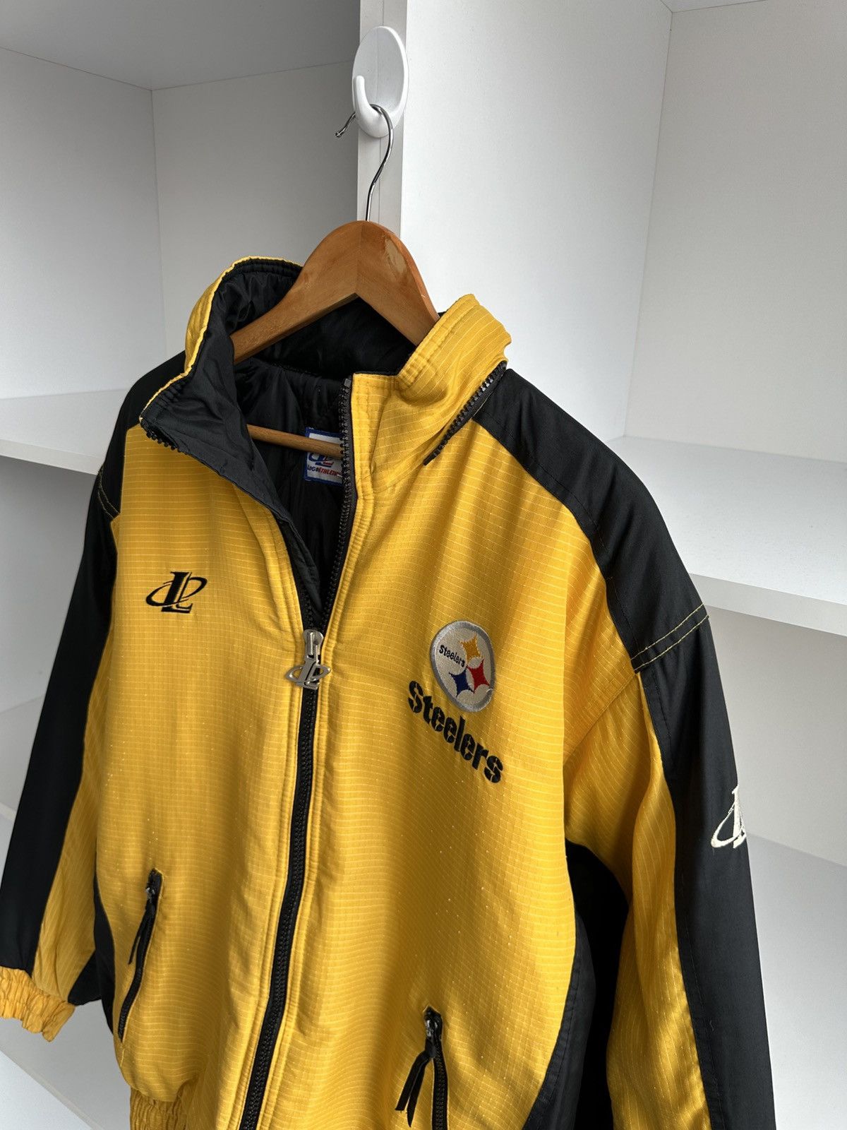 NHL × Vintage Vintage Pittsburgh Steelers NHL Logo Athletic Bomber Jacket Size US M / EU 48-50 / 2 - 9 Thumbnail