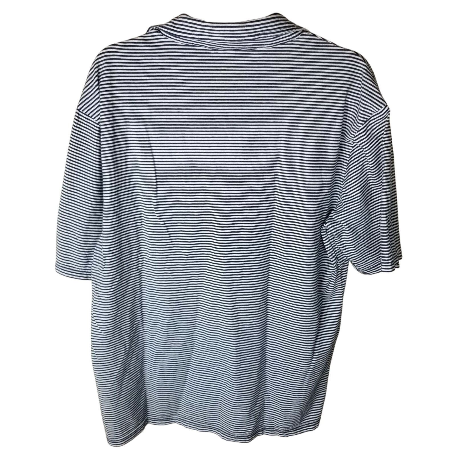 johnnie-O Johnnie-O Mens Striped Polo Shirt Size M Cotton Stretch Prep Size US M / EU 48-50 / 2 - 6 Thumbnail