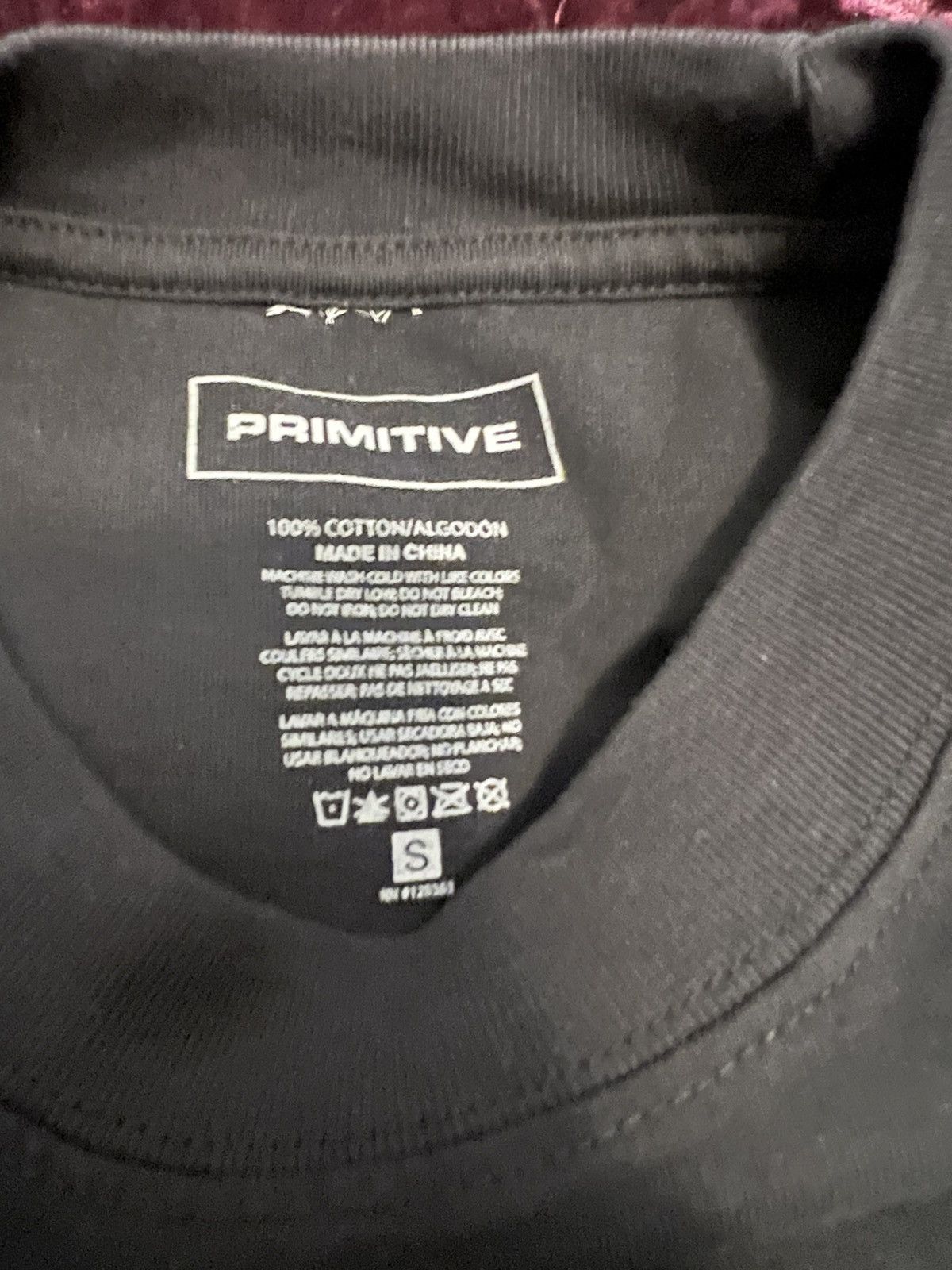 Primitive Primitive black t-shirt with white logo Size S Size US S / EU 44-46 / 1 - 5 Thumbnail