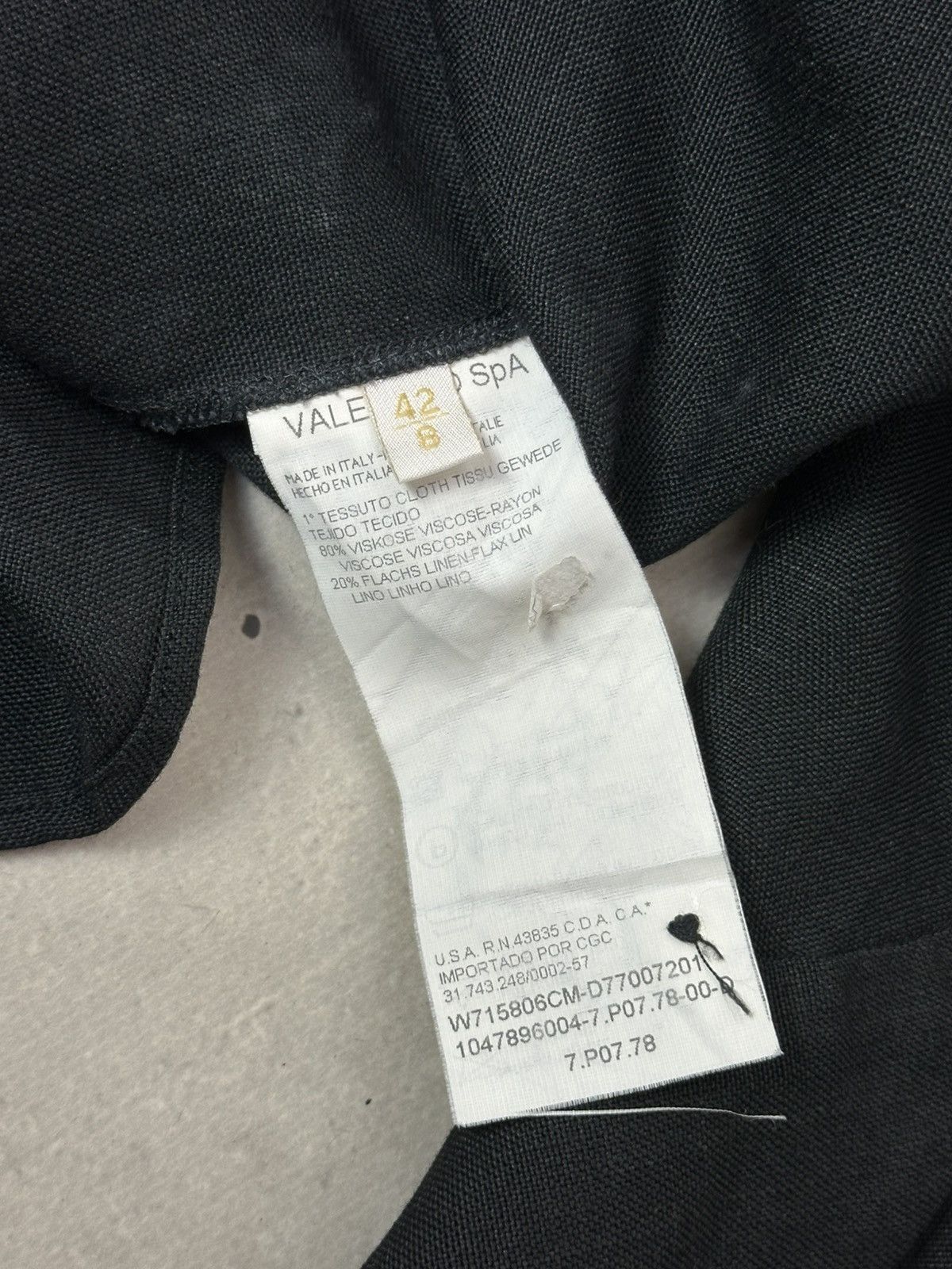 Valentino Valentino Made in Italy Viscose-Linen Blend Women’s Blazer Size M / US 6-8 / IT 42-44 - 12 Thumbnail