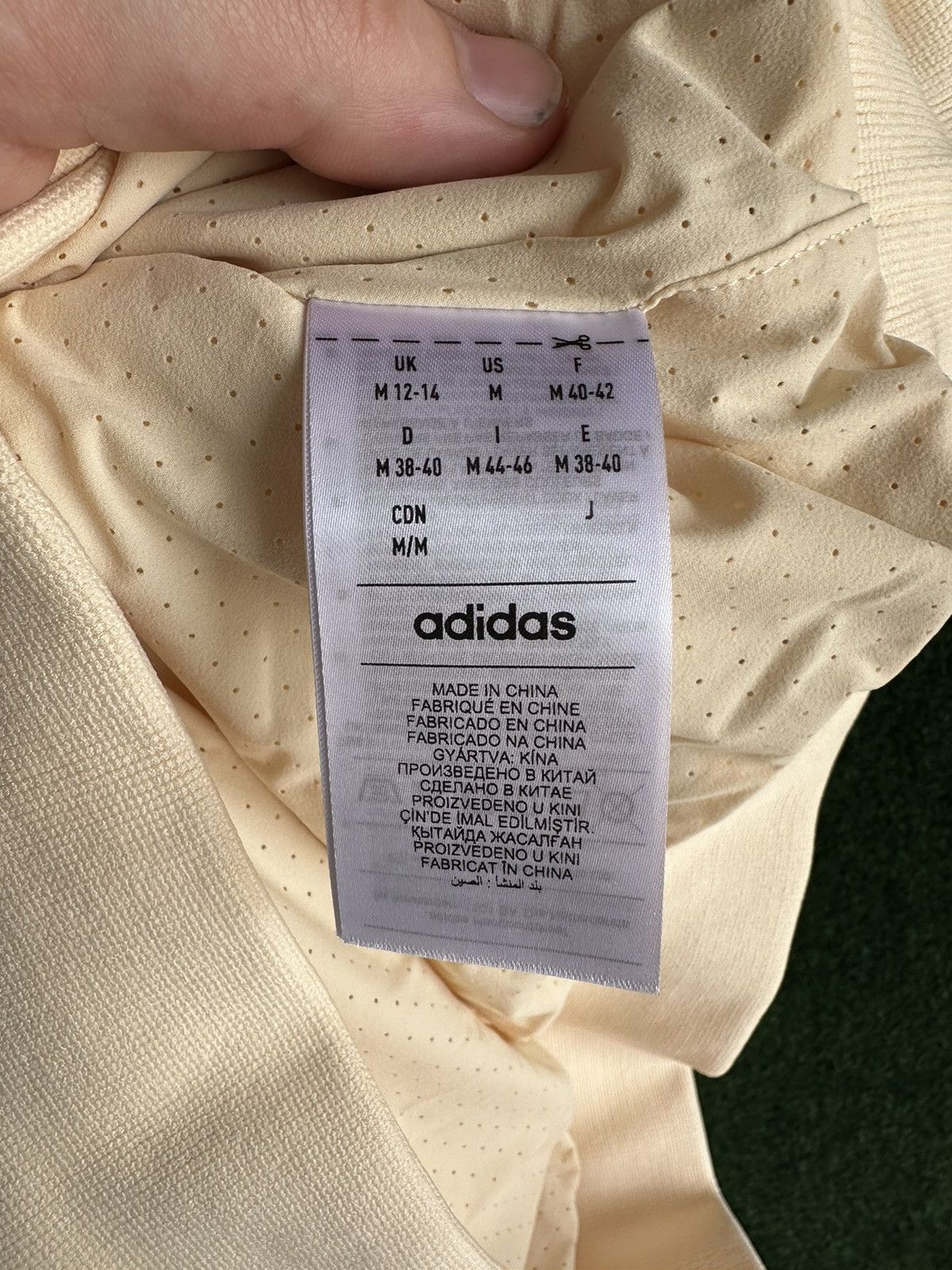 Adidas × Fear of God Fear of God x Adidas Athletics Women’s Pale Yellow Mock Neck Size M / US 6-8 / IT 42-44 - 6 Thumbnail