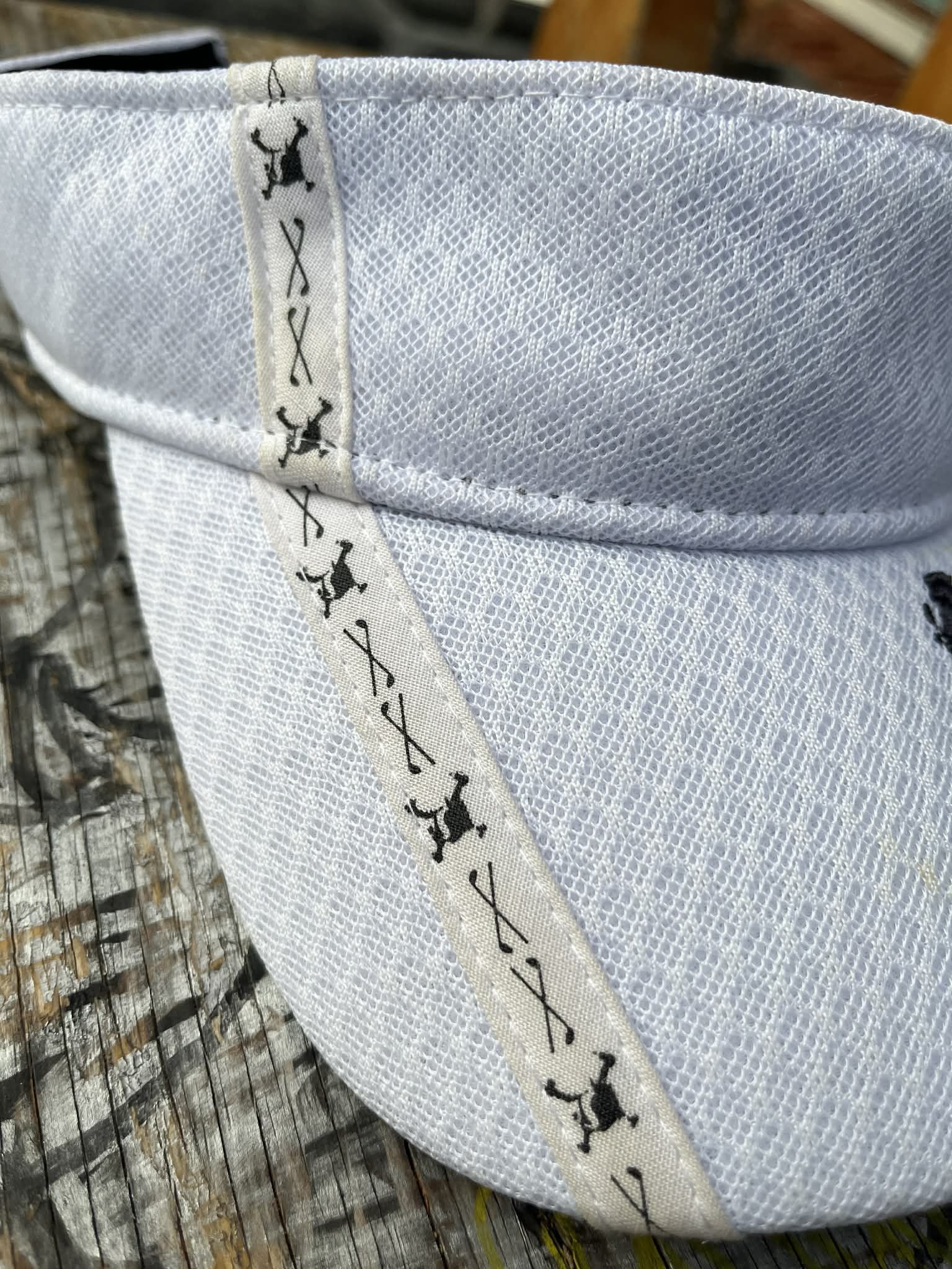 Oakley Oakley Golf Skull Crossbone Visor Cap Y2K Size ONE SIZE - 5 Thumbnail