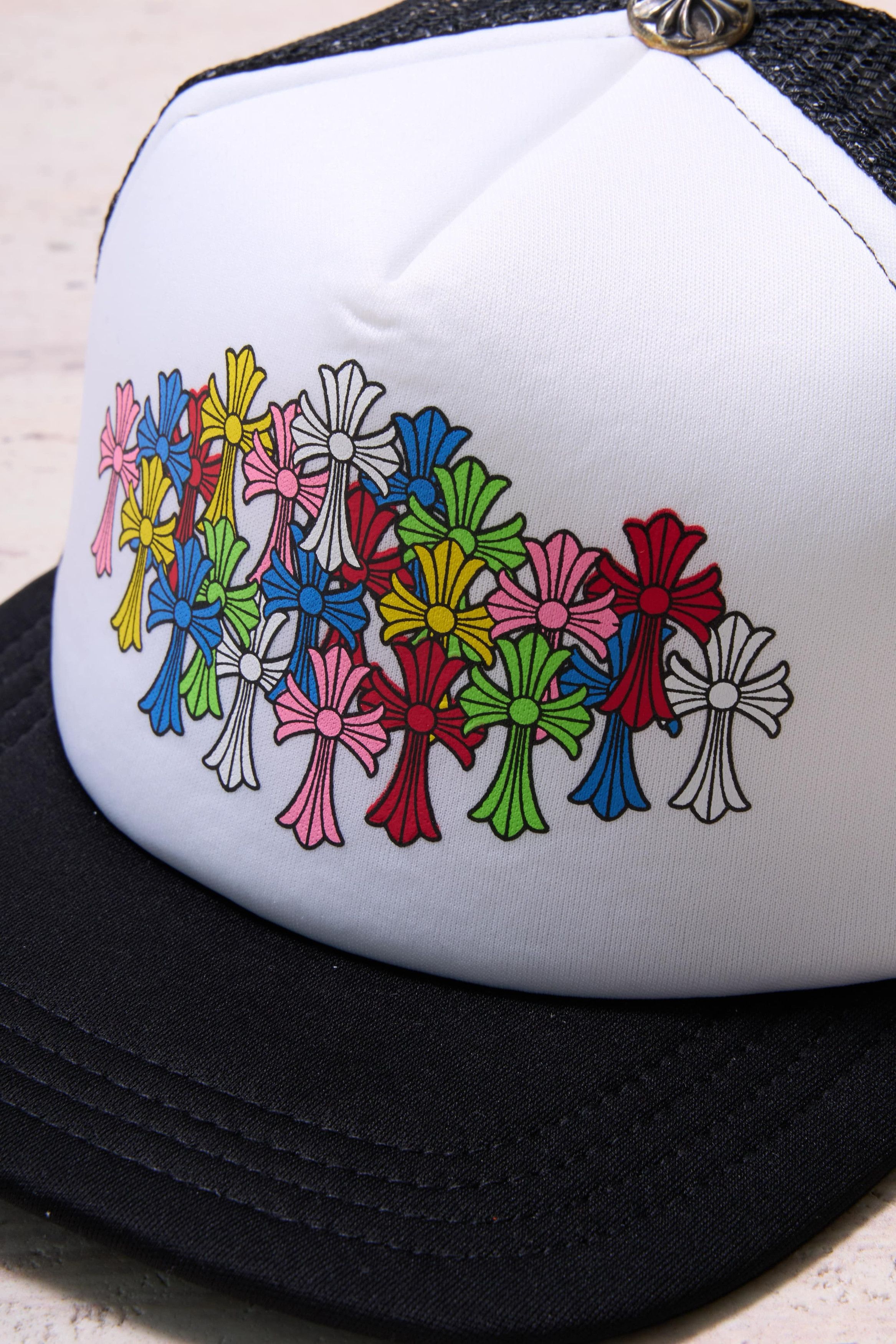 Chrome Hearts Chrome Hearts King Taco Multicolor Cross Trucker Hat Size ONE SIZE - 7 Thumbnail