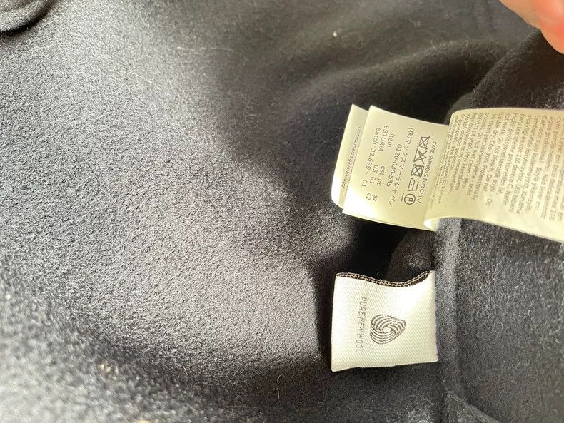 Max Mara Max Mara Wool coat (100%), navy Size L / US 10 / IT 46 - 5 Thumbnail