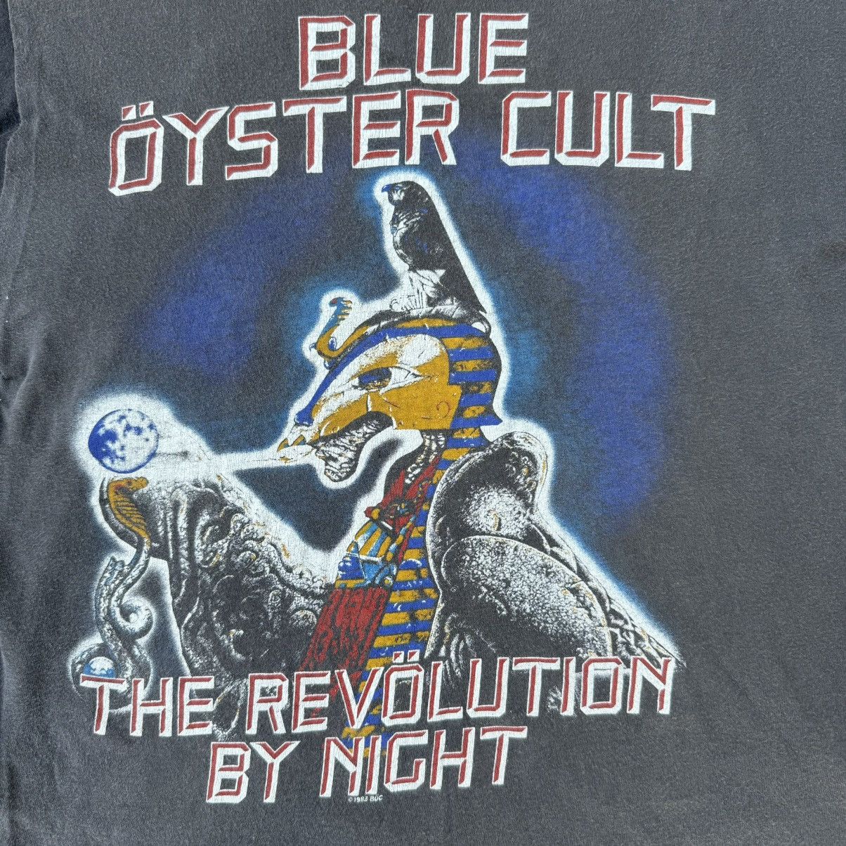 Band Tees Vintage 80s Blue Oyster Cult The Revolution By Night Size US L / EU 52-54 / 3 - 6 Thumbnail