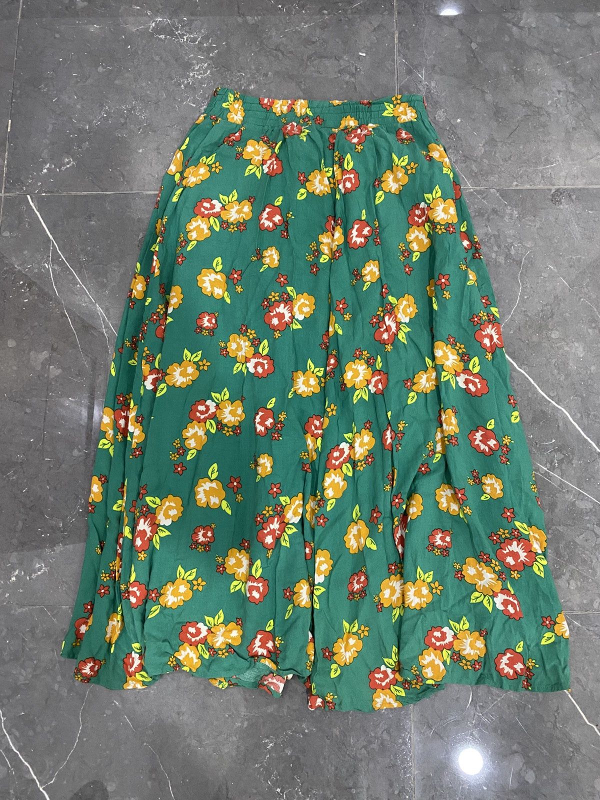 If Six Was Nine 🖤BLACKFRIDAY🖤Rodeo Crowns Japanese Flower Skirt Size 29" - 4 Thumbnail