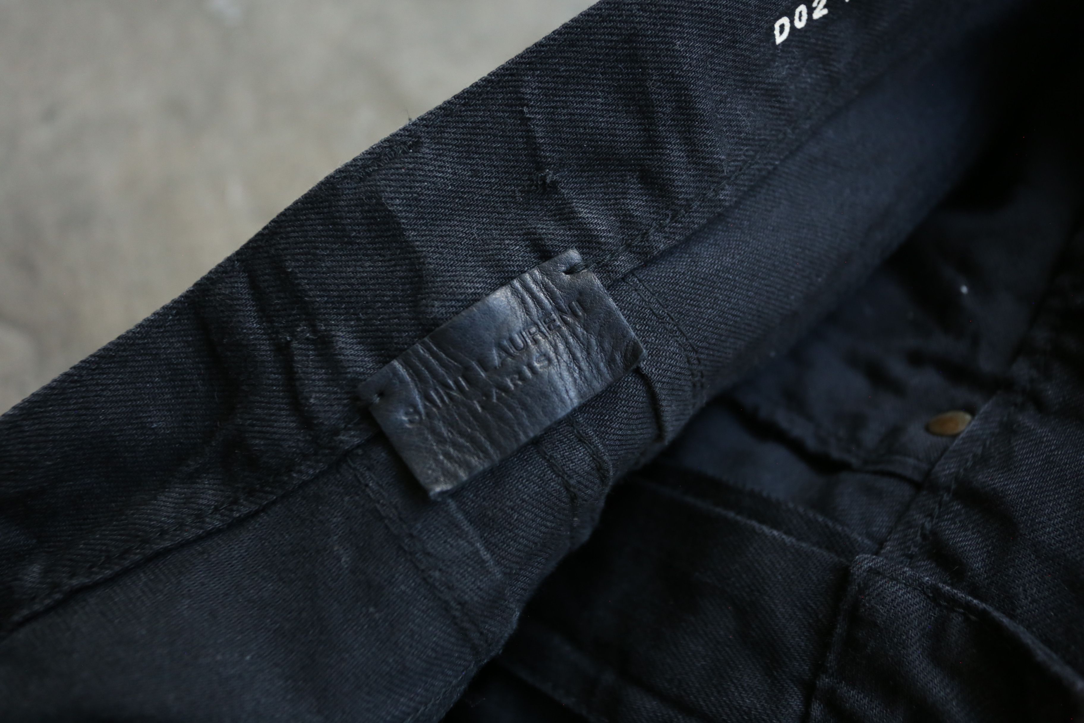 Saint Laurent Paris SLP - Hedi Slimane - F/W 13 - D02 Light Waxed Denim Jean Size US 30 / EU 46 - 5 Thumbnail