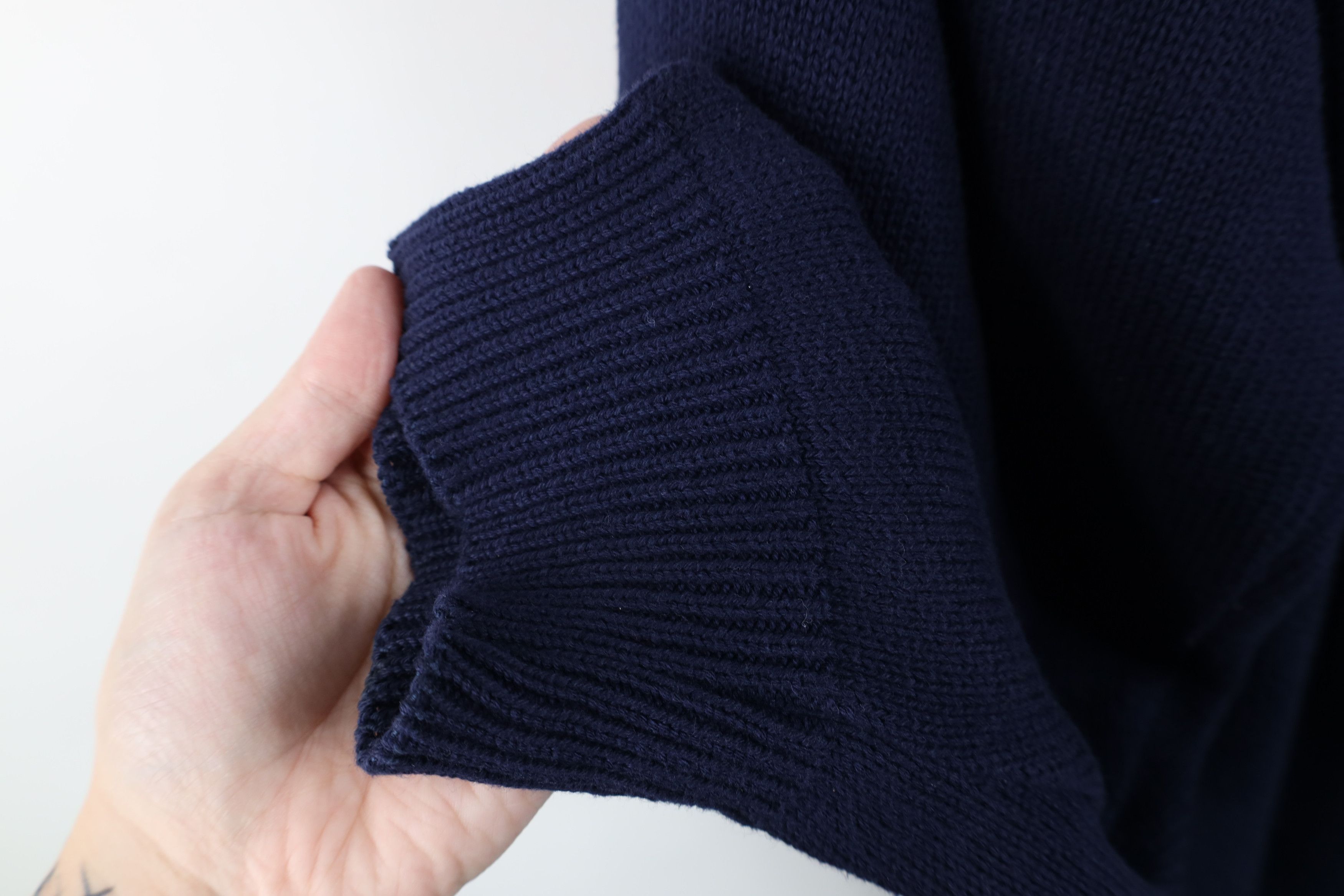 Vintage Vintage 90s Streetwear Fit Cotton Knit Cardigan Sweater USA Size US L / EU 52-54 / 3 - 8 Thumbnail