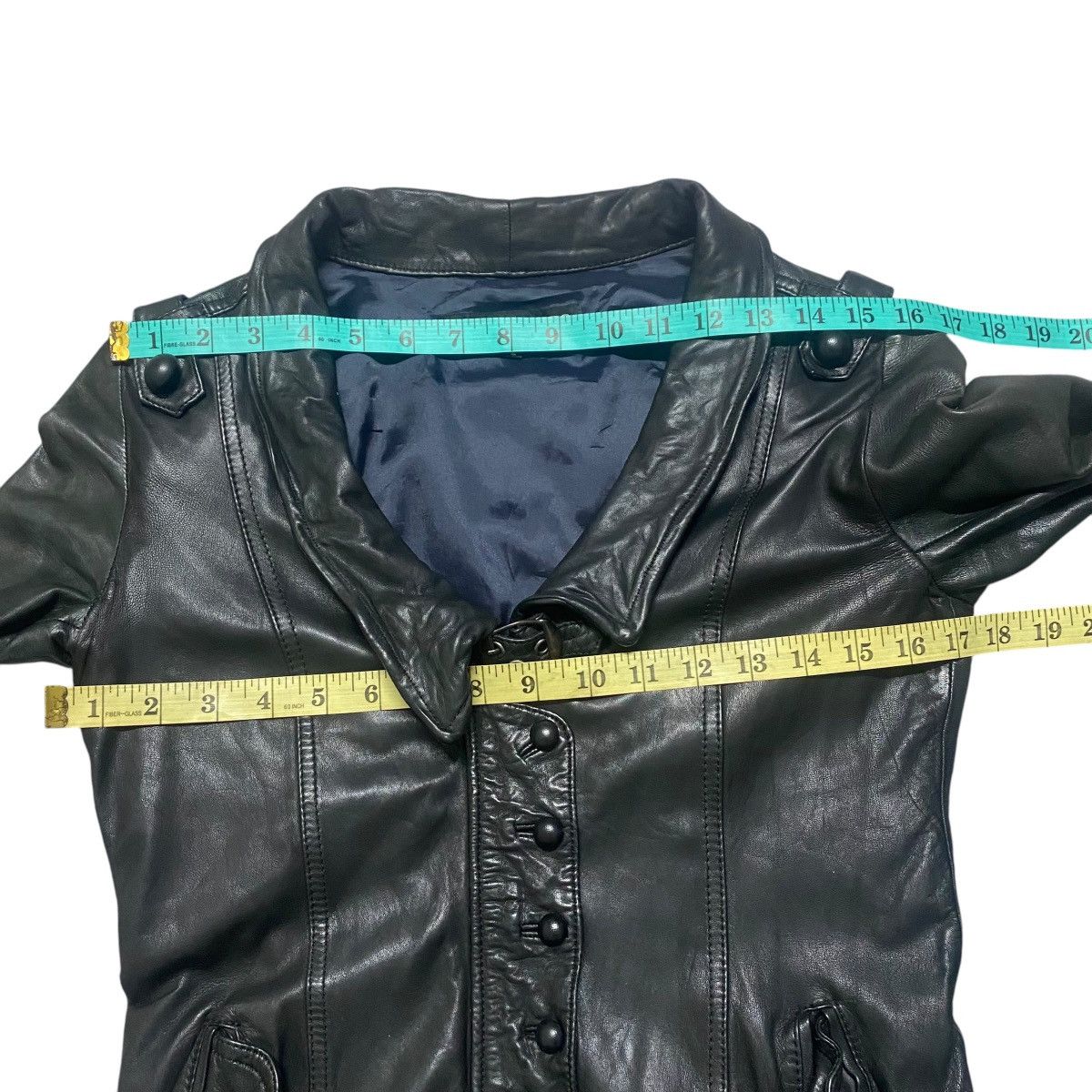 5351 POUR LES FEMMES 5351 Pour Les Femmes Lambskin Leather Jacket Size S / US 4 / IT 40 - 14 Thumbnail