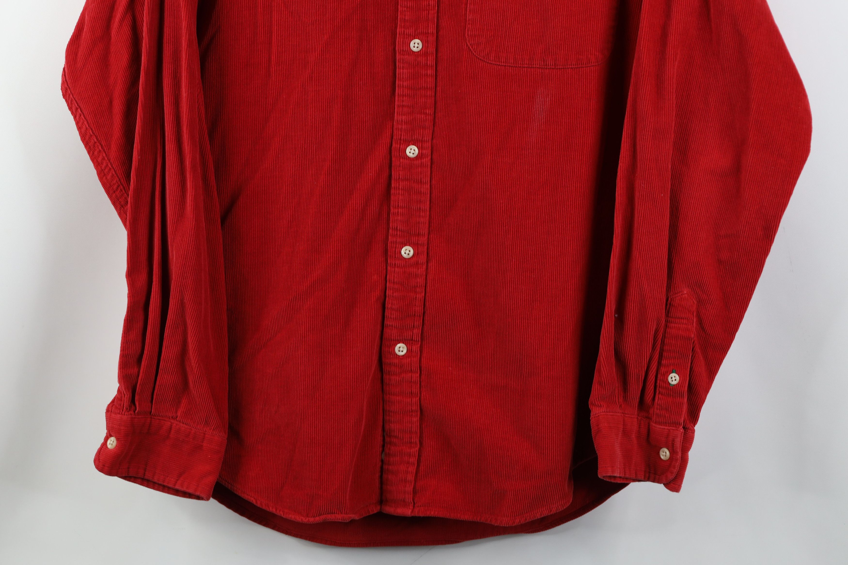 Tommy Hilfiger Vintage 90s Tommy Hilfiger Collared Button Down Shirt Red Size US S / EU 44-46 / 1 - 3 Thumbnail