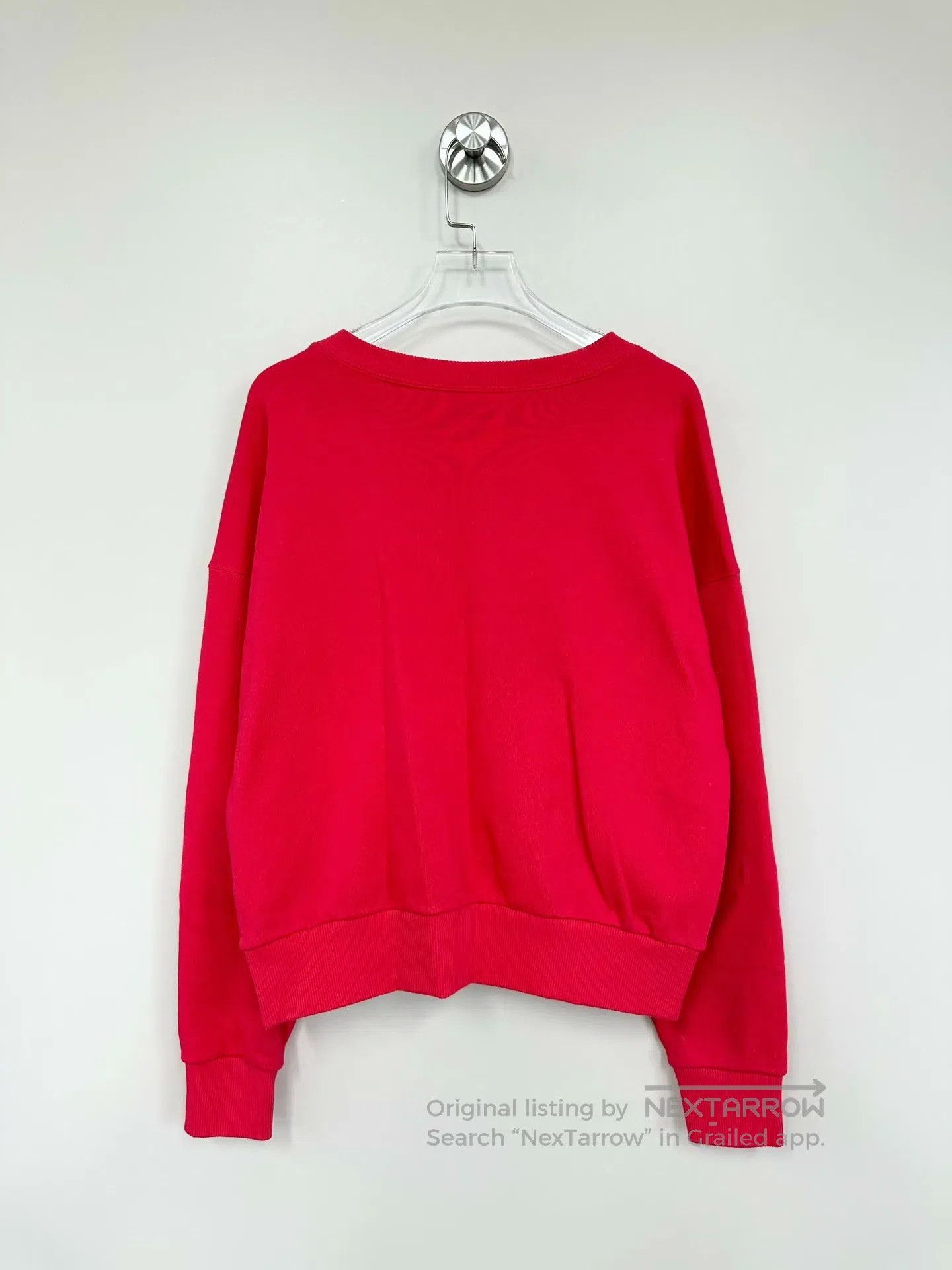 Celine CELINE Red Printed Logo Long Sleeve Sweatshirt| Size US S / EU 44-46 / 1 - 2 Thumbnail