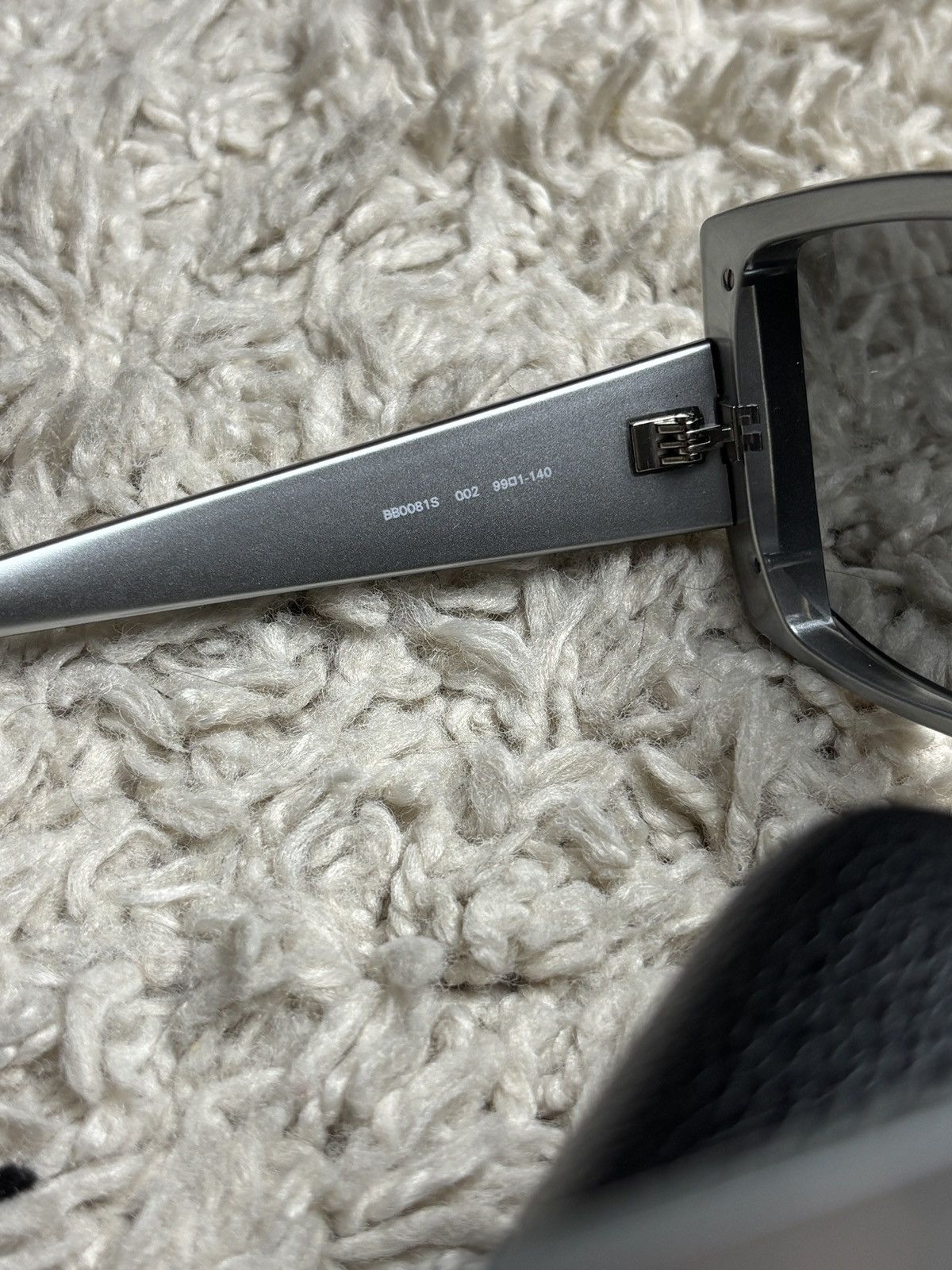 Balenciaga Balenciaga Extreme Silver Square Sunglasses Size ONE SIZE - 5 Thumbnail